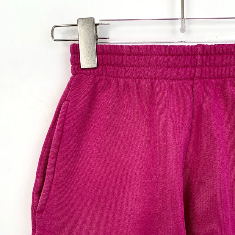 Balenciaga Balenciaga Pink logo monogrammed elasticated waist shorts Size 27" / US 4 / IT 40 - 3 Thumbnail