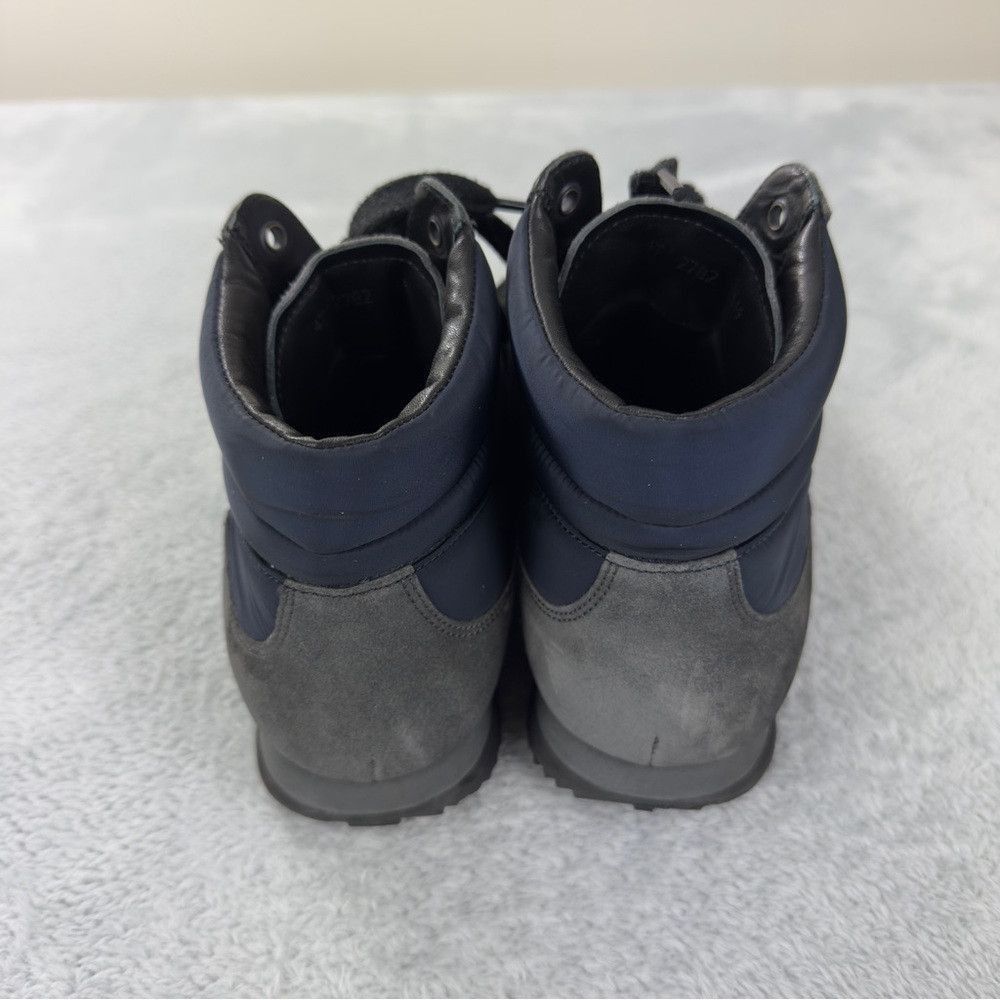 Prada Prada Hi Top Grey/Blue Nylon and Suede High Top Sneaker Sz Size US 7.5 / EU 40-41 - 7 Thumbnail