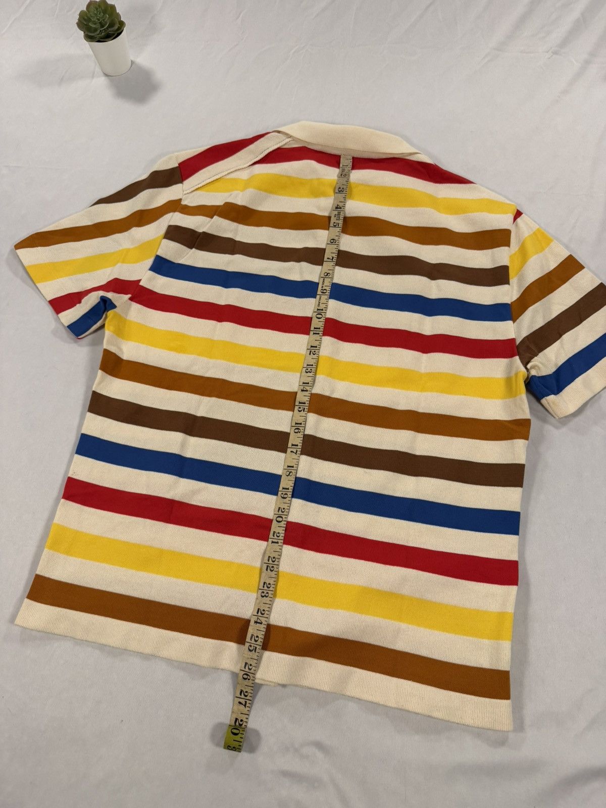 Marni Marni Multicolor Striped Asymmetrical Polo Size 46 / S Size US S / EU 44-46 / 1 - 10 Thumbnail