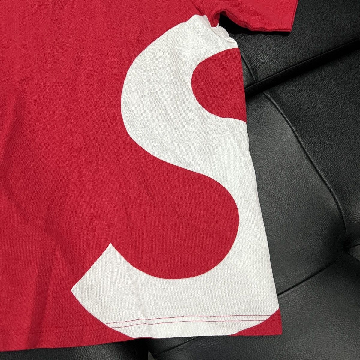 Supreme Supreme SS19 “S Logo” Short Sleeve Polo Shirt Size US L / EU 52-54 / 3 - 4 Thumbnail