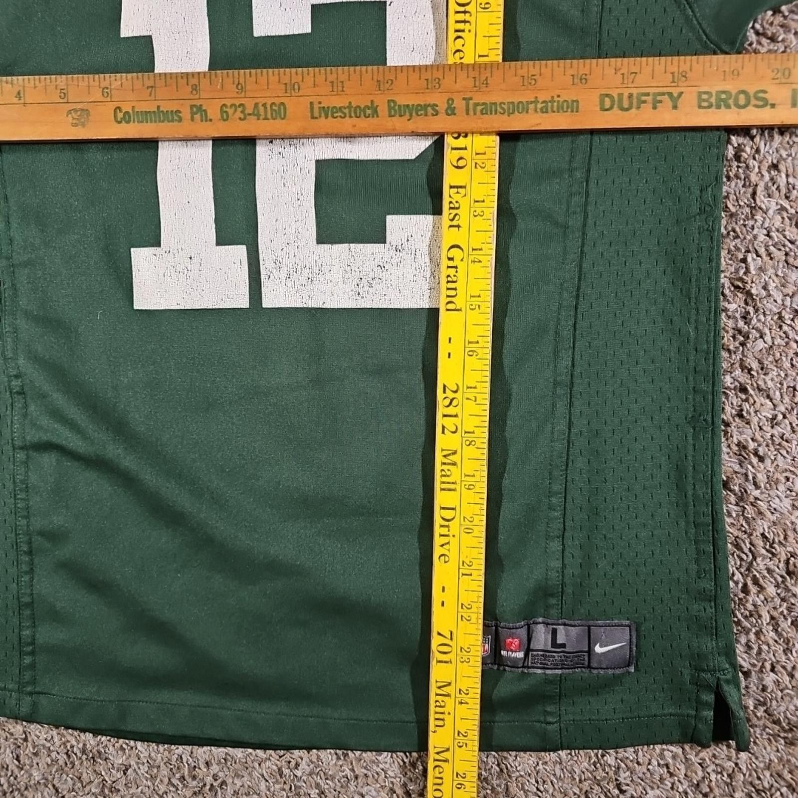 Nike NIKE On-field Boys L 12 Aaron Rodgers #12 Jersey Size ONE SIZE - 5 Thumbnail