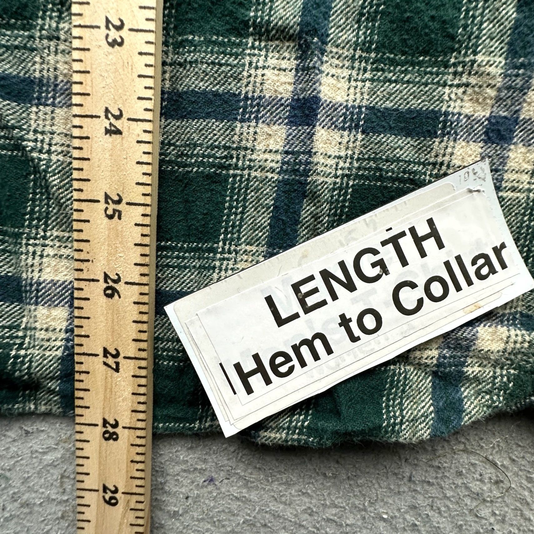 Levi's VINTAGE Levi's Flannel Green Plaid Button Shirt Mens XL Relaxed Fit Long Sleeve Pockets Size US XL / EU 56 / 4 - 5 Thumbnail