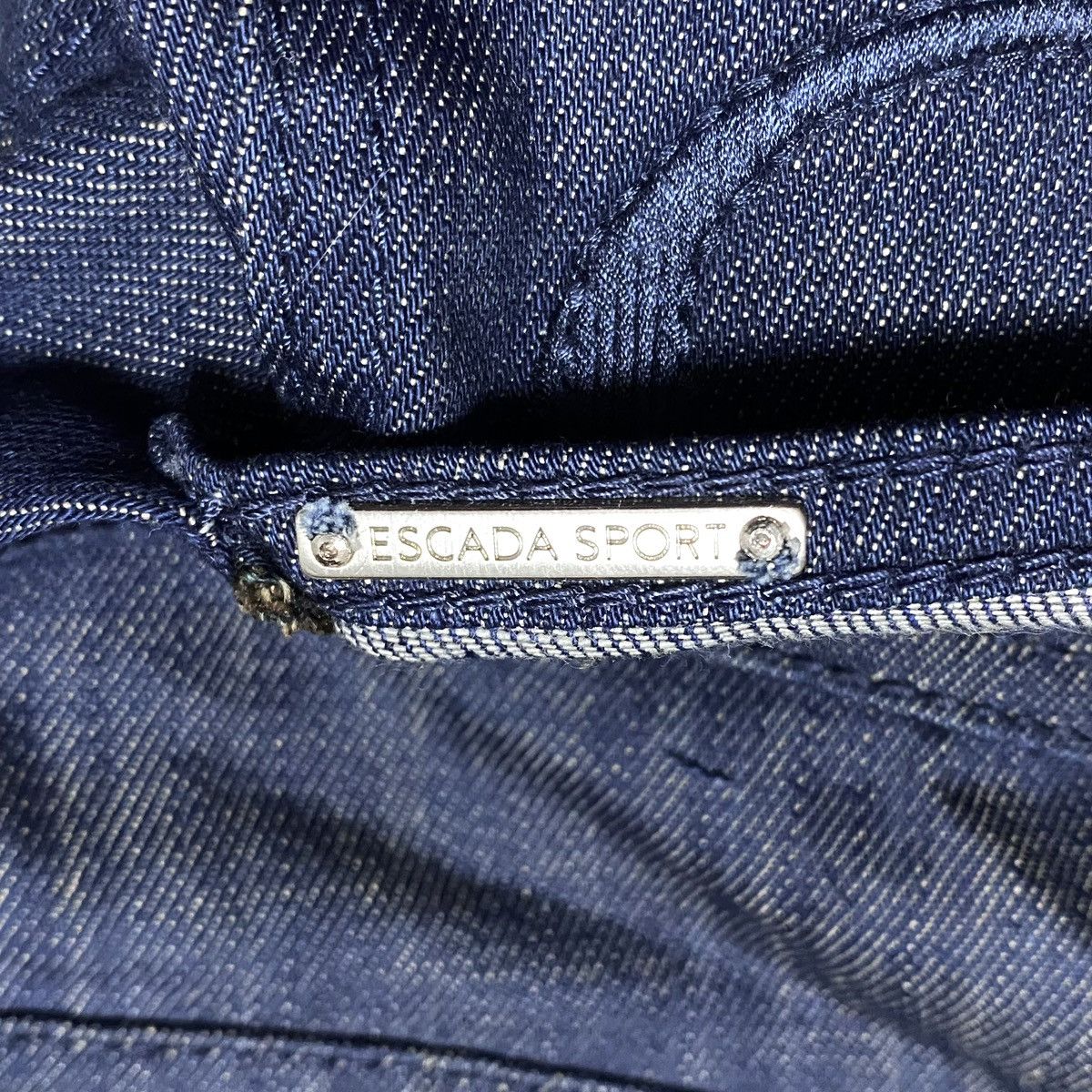 Escada Sport Women’s Escada Sport Navy Jeans Denim Embroidered Logo Tab Size 25" / US 0 / IT 36 - 23 Thumbnail