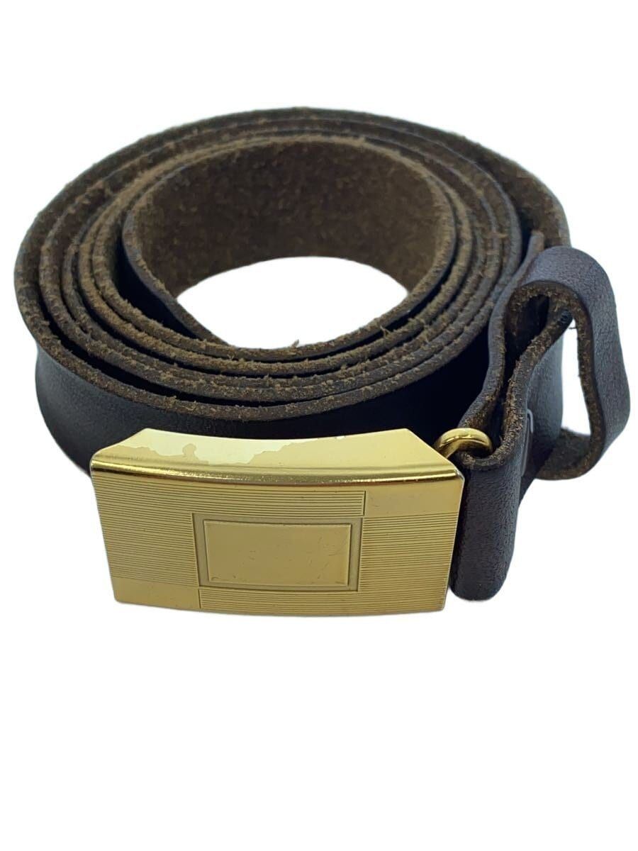 Taiga Takahashi Brown Leather Hickok Belt Size ONE SIZE - 1 Thumbnail