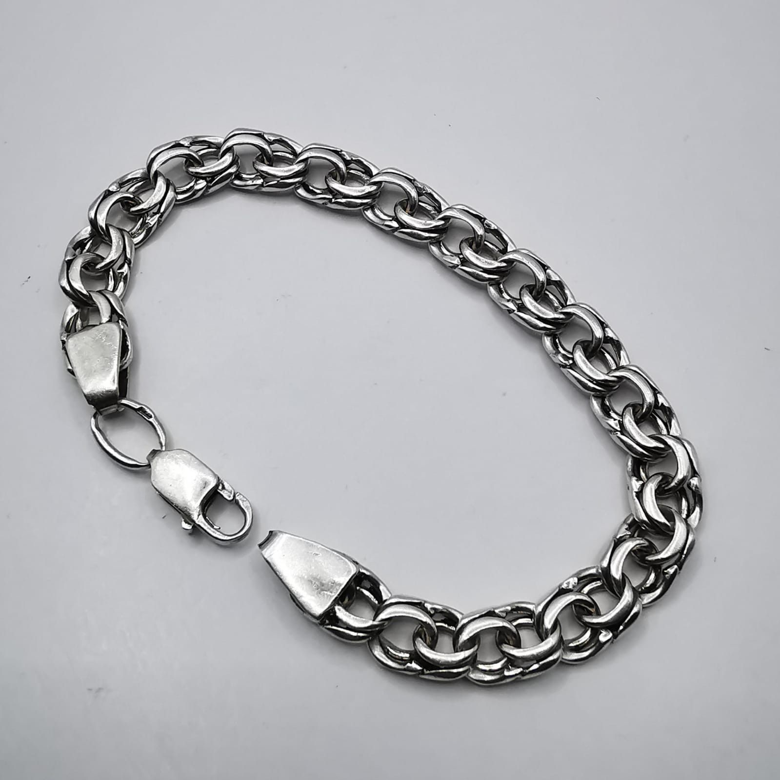Sterling Silver Vintage Bracelet Jewelry, 925 Sterling Silver 17,80g Size ONE SIZE - 1 Thumbnail