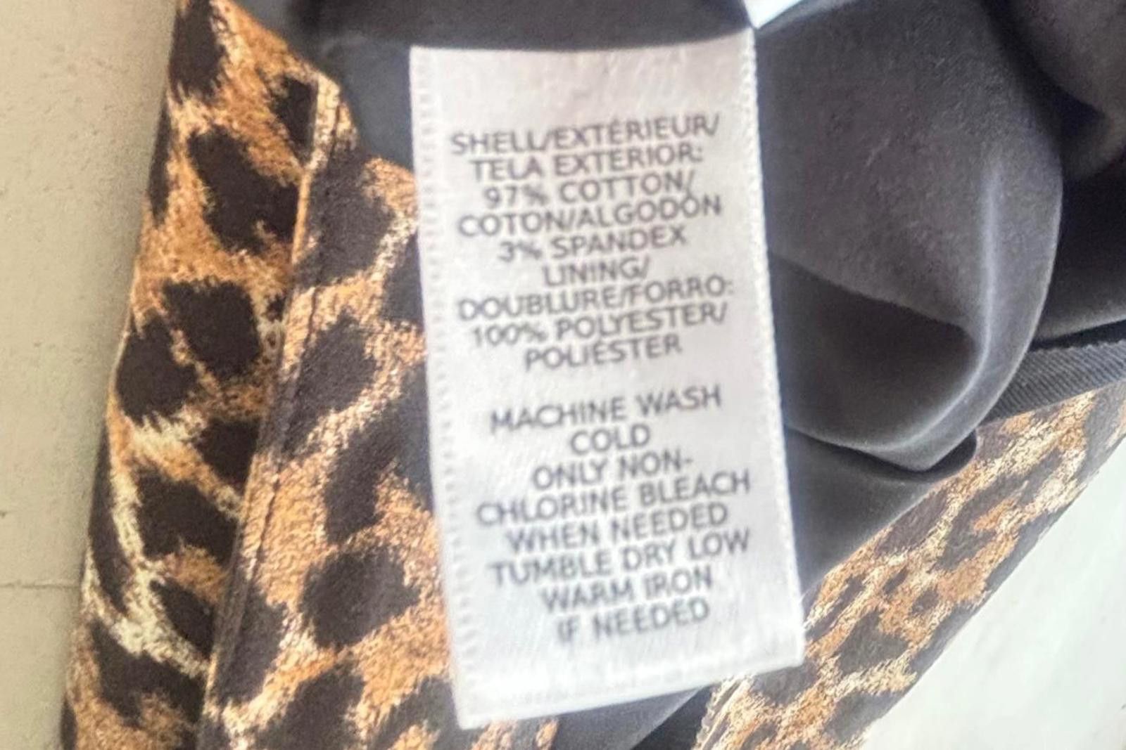 Other Loft Chic Leopard Print Pencil Skirt Size 26" / US 2 / IT 38 - 6 Thumbnail