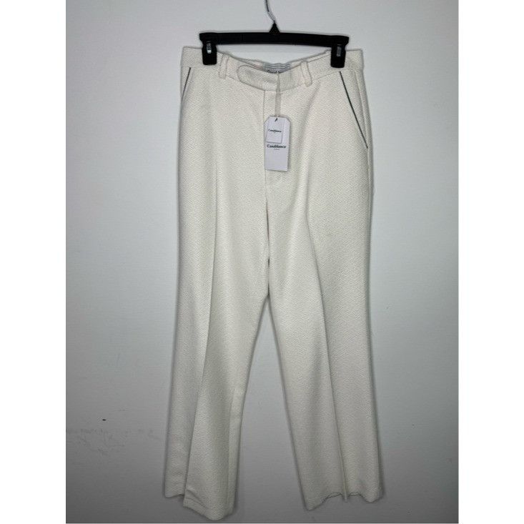 Casablanca Casablanca Piped Wool Blend Tennis Trousers Off-White Men’s Size US 32 / EU 48 - 2 Thumbnail