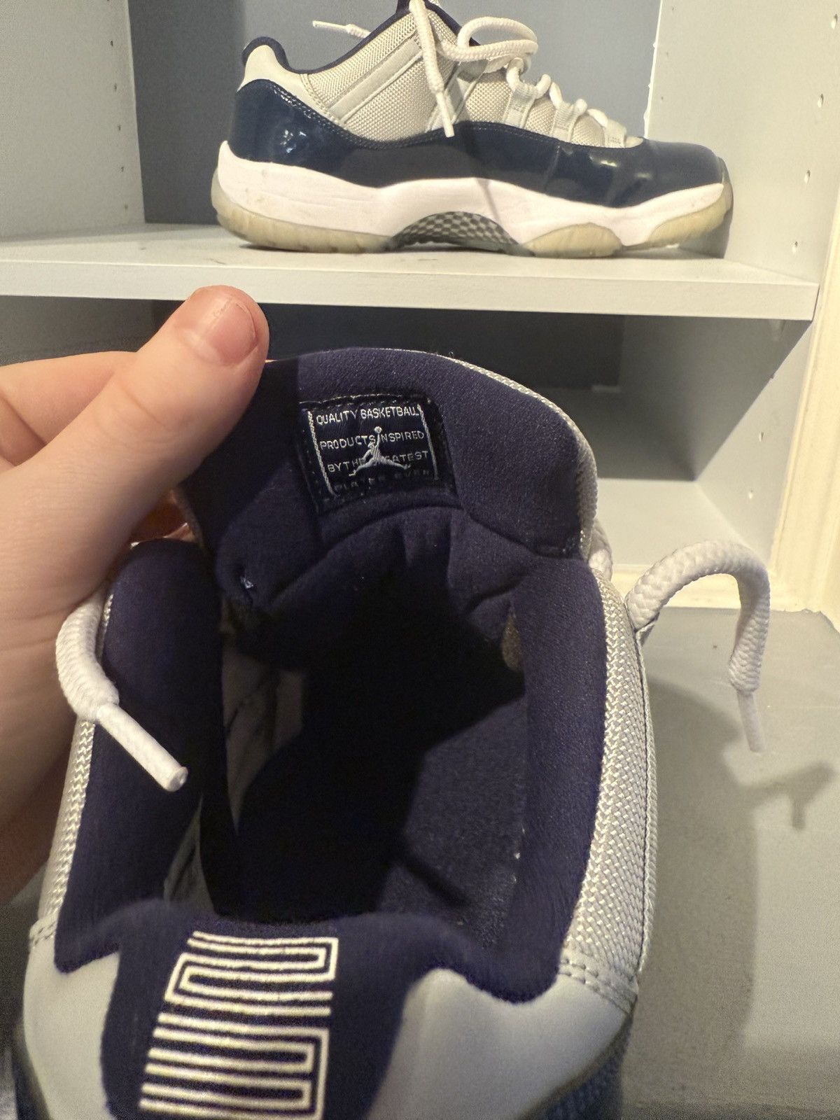 Jordan Brand Jordan 11 Low Georgetown Sneaker Size US 10 / EU 43 - 4 Thumbnail