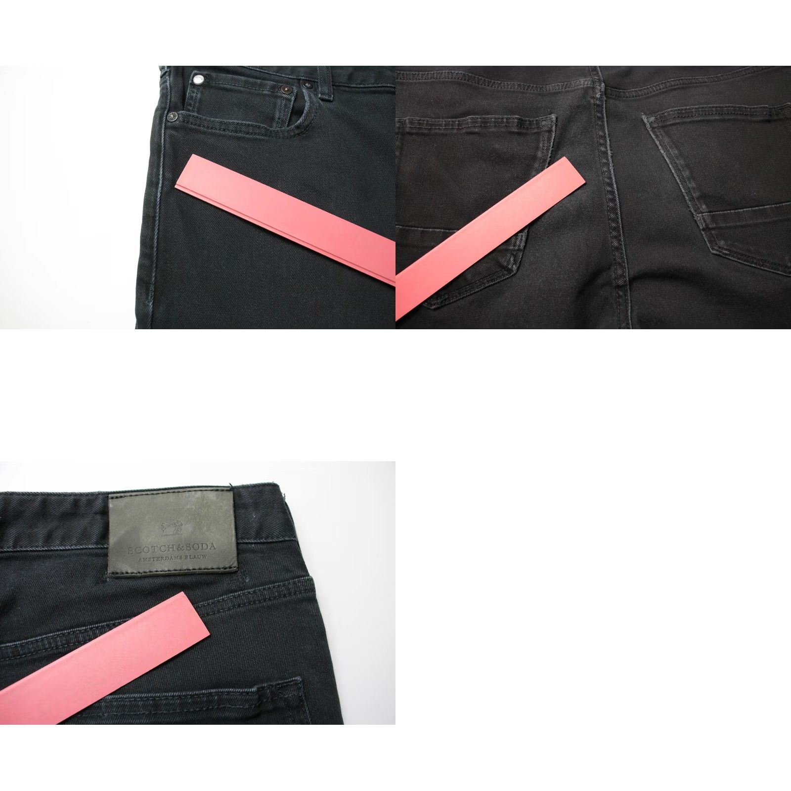Scotch & Soda SCOTCH & SODA Jeans Men's Slim Fit Stretch Zip Fly Dark Blue W30/L34 Skim Size US 30 / EU 46 - 8 Thumbnail