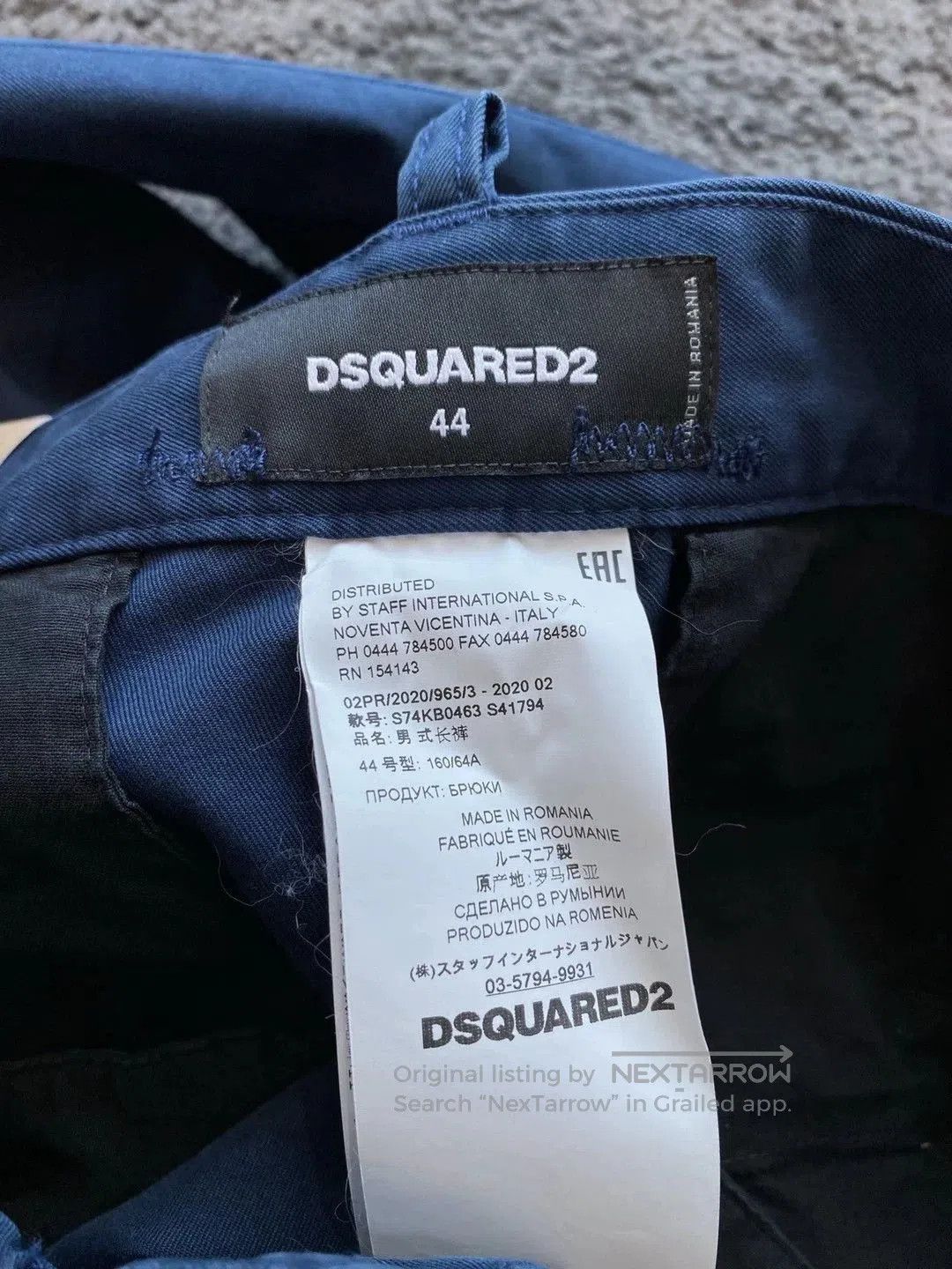 Dsquared2 Dsquared2 Dan Elastic Fit Chinos. Size US 26 / EU 42 - 6 Thumbnail
