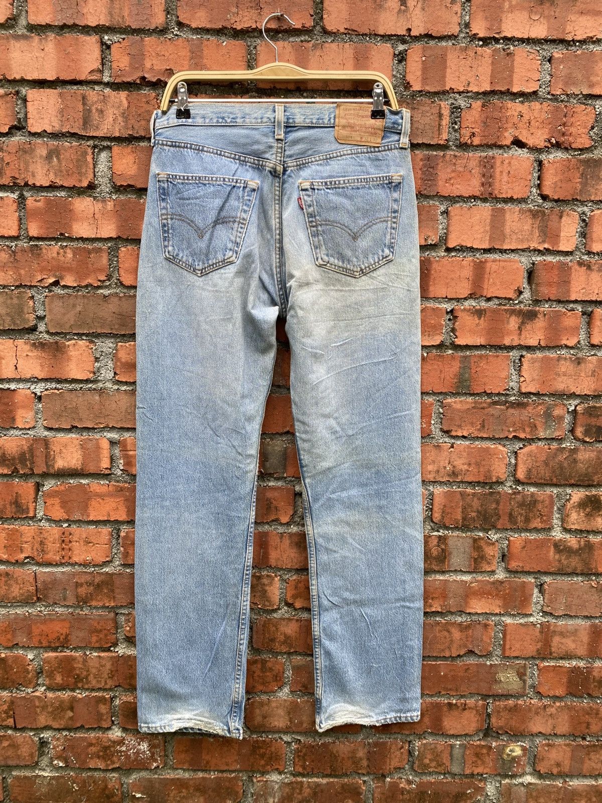 Levi's Vintage Clothing W32x31.5 Vintage levi's 501 made in USA faded Size US 32 / EU 48 - 2 Thumbnail