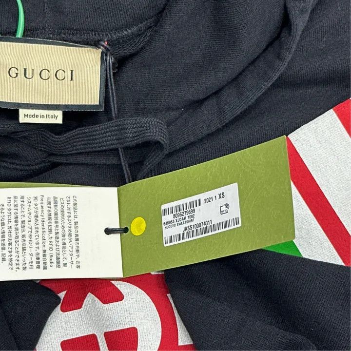 Gucci Gucci Gucci Graphic Hooded Sweatshirt for Men -2506 Size US XS / EU 42 / 0 - 3 Thumbnail