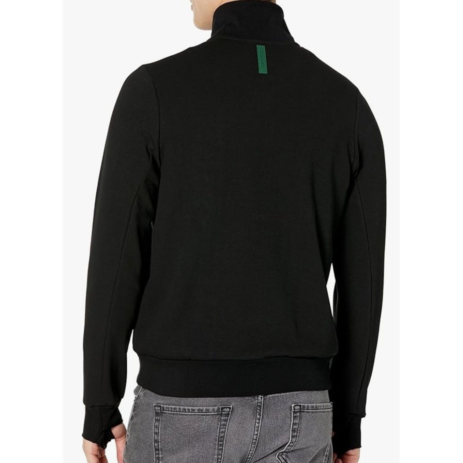 Lacoste Lacoste mens Full Zip Active Double Face Sweatshirt Noir 2XL Size US XXL / EU 58 / 5 - 3 Thumbnail