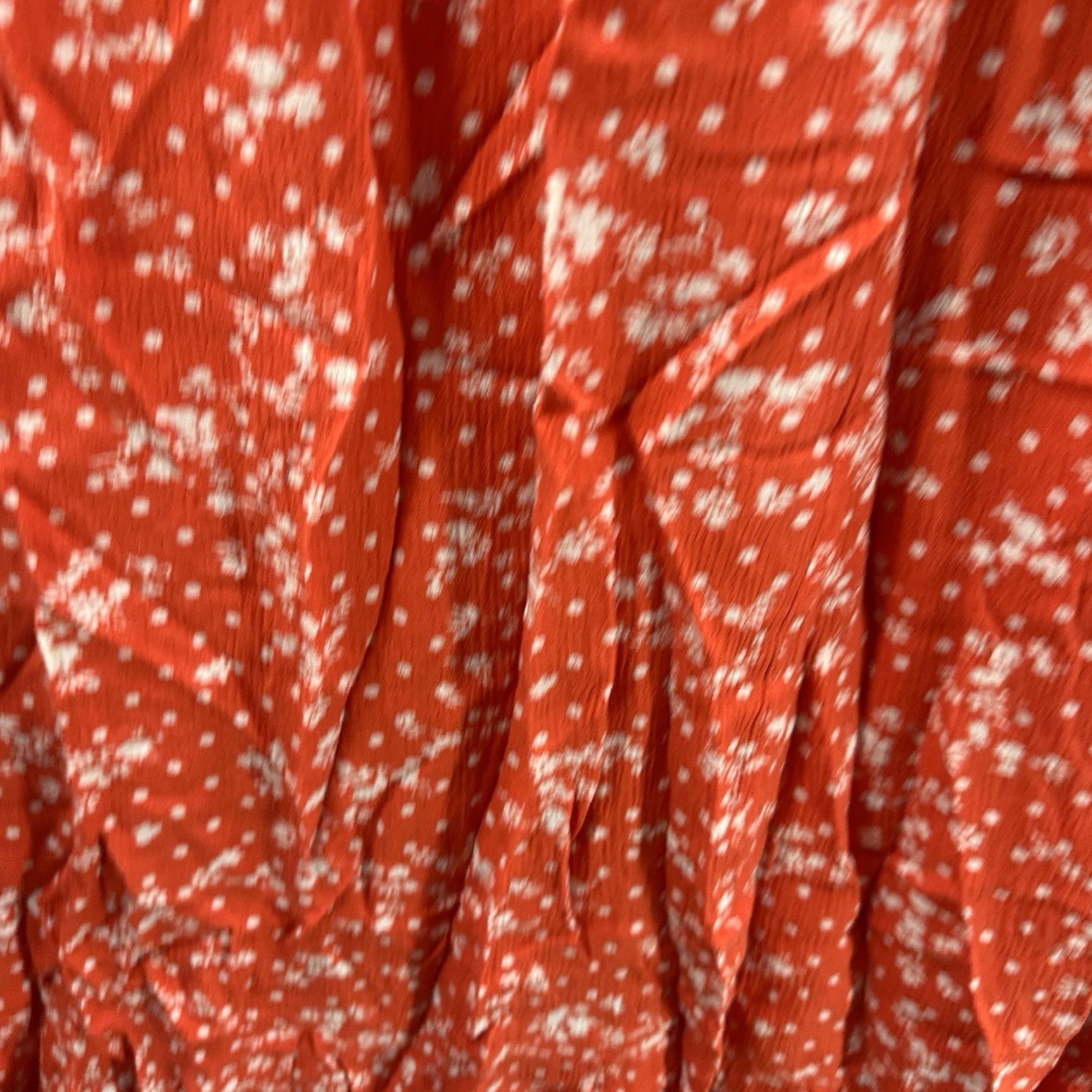 Vintage Seed Heritage Skirt Womens XL Floral Elastic Waist A-Line Long Orange 90s Bohemian Festival Vintage No? Size 40" / US 18 - 6 Thumbnail