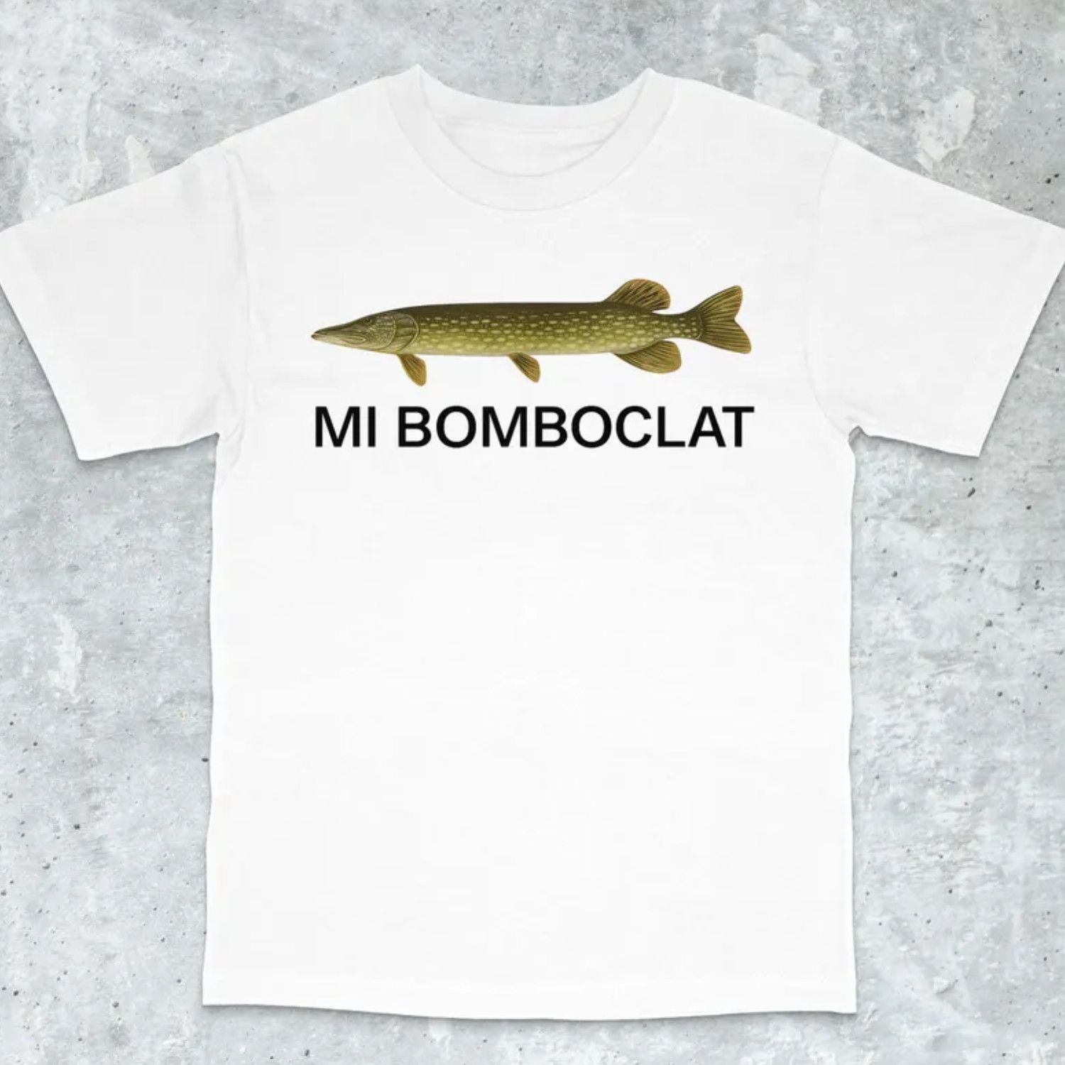 Japanese Brand Mi Bomboclat Fish Meme Shirt - Stupid Meme Shirt Size US L / EU 52-54 / 3 - 1 Thumbnail