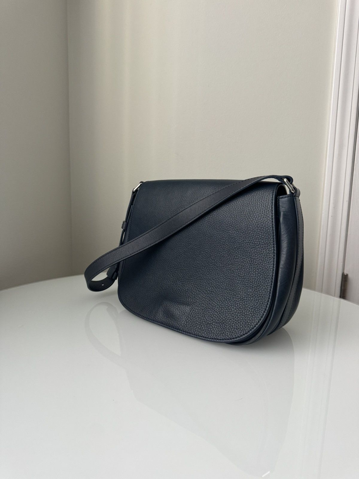 Shinola Shinola Blue Leather Shoulder Messenger Flap Bag Size ONE SIZE - 19 Thumbnail