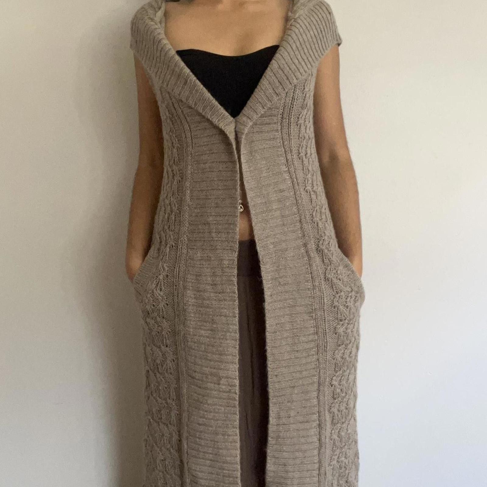 Other Tan and brown cable knit vest #winterknits Size M / US 6-8 / IT 42-44 - 7 Thumbnail