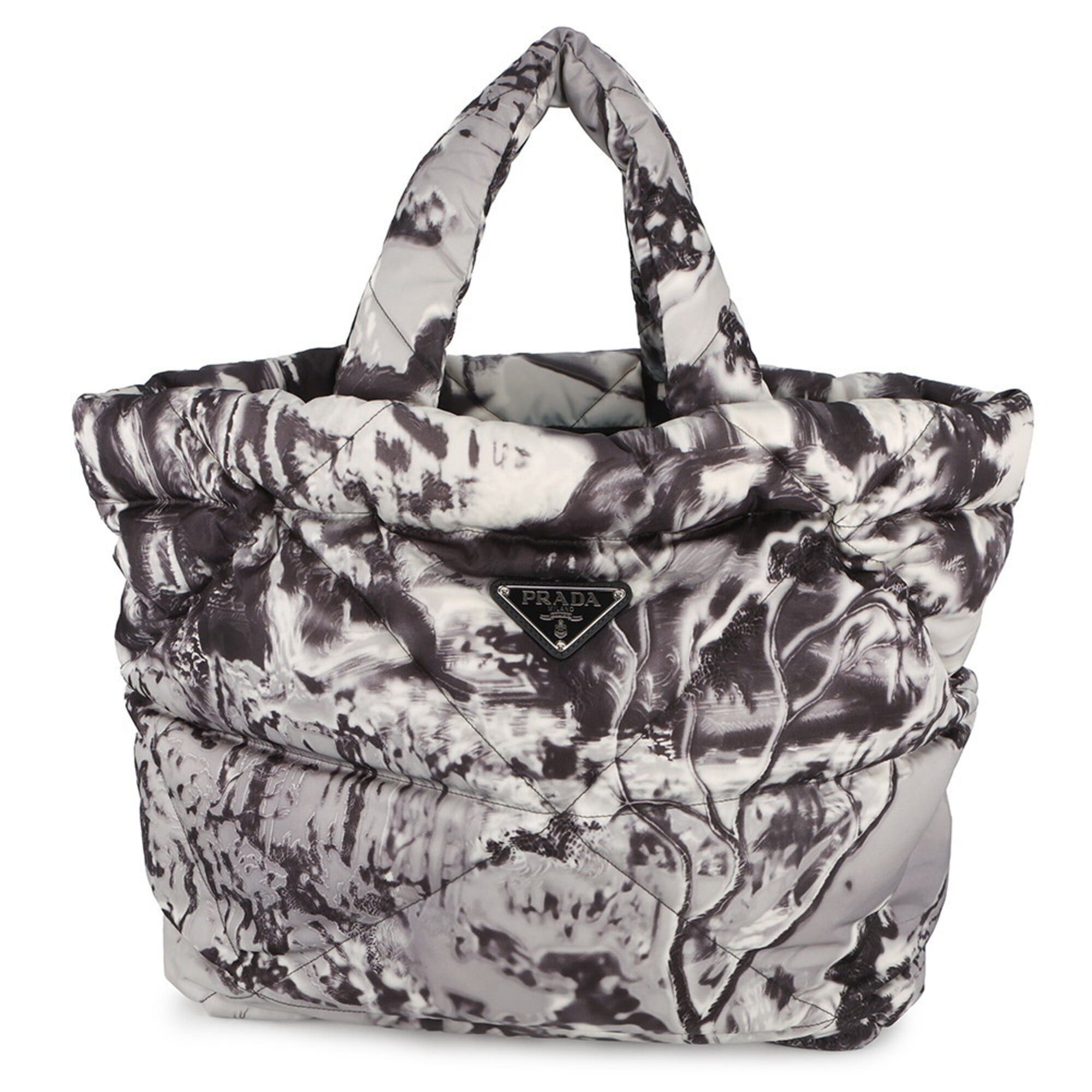 Prada Prada Tote Bag Print Re-Nylon Padded Nylon 2VG082 PRADA Handbag Size ONE SIZE - 1 Thumbnail
