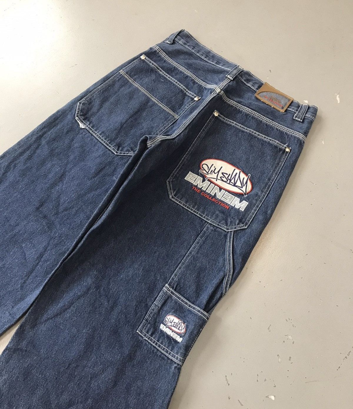 Eminem Vintage eminem linkin park embroidered denim Size US 35 - 2 Thumbnail