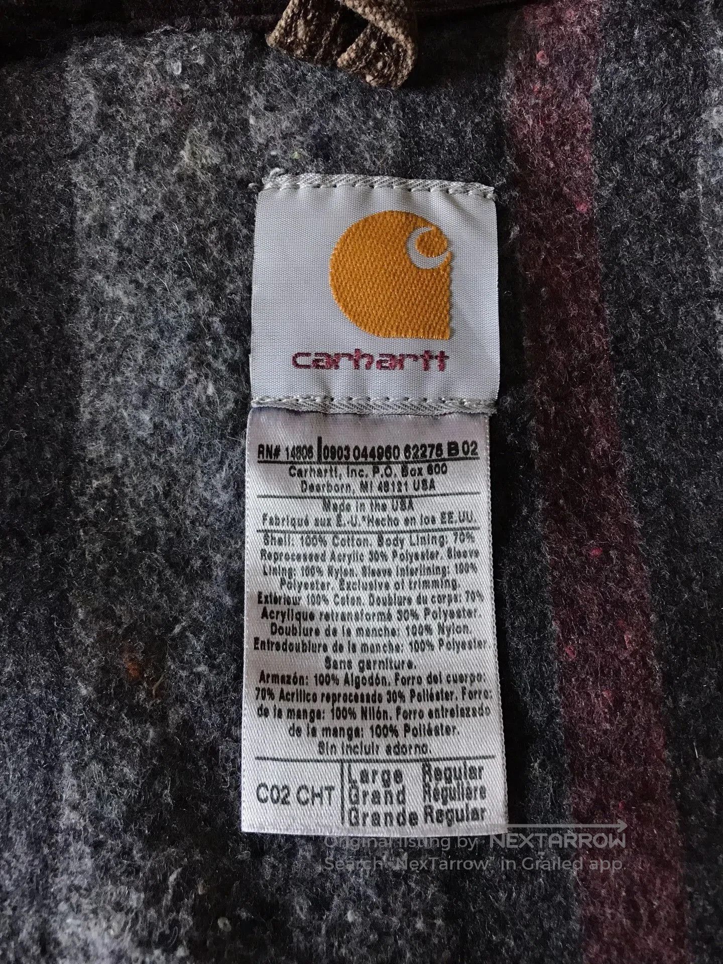 Carhartt Carhartt C02 Canvas Work Jacket. Size US L / EU 52-54 / 3 - 9 Thumbnail