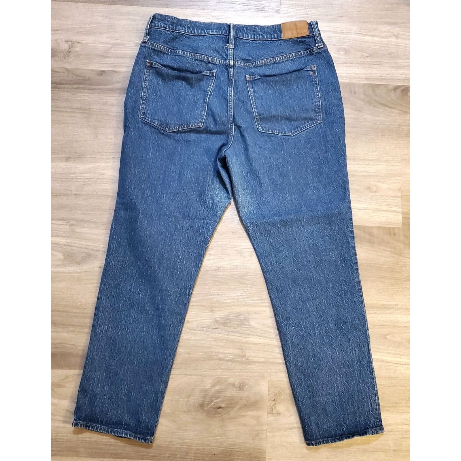 Madewell Madewell The Perfect Vintage Jean Size 32 34×27 High Rise Medium Blue Straight Cropped Jeans Women Size 24" / US 00 / IT 34 - 2 Thumbnail