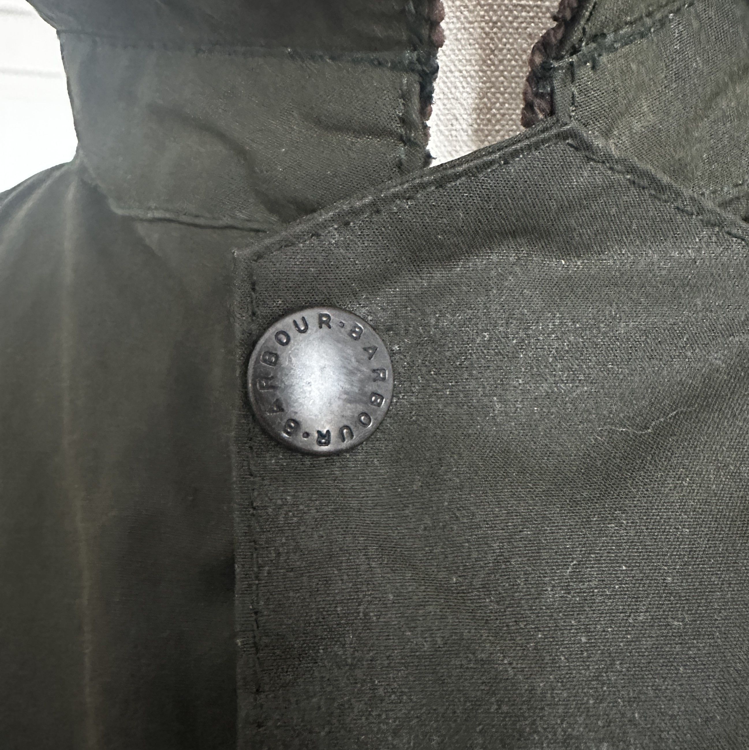 Barbour BARBOUR A200 Border Wax Jacket C46 / 117CM England Vintage Size US XXL / EU 58 / 5 - 10 Thumbnail