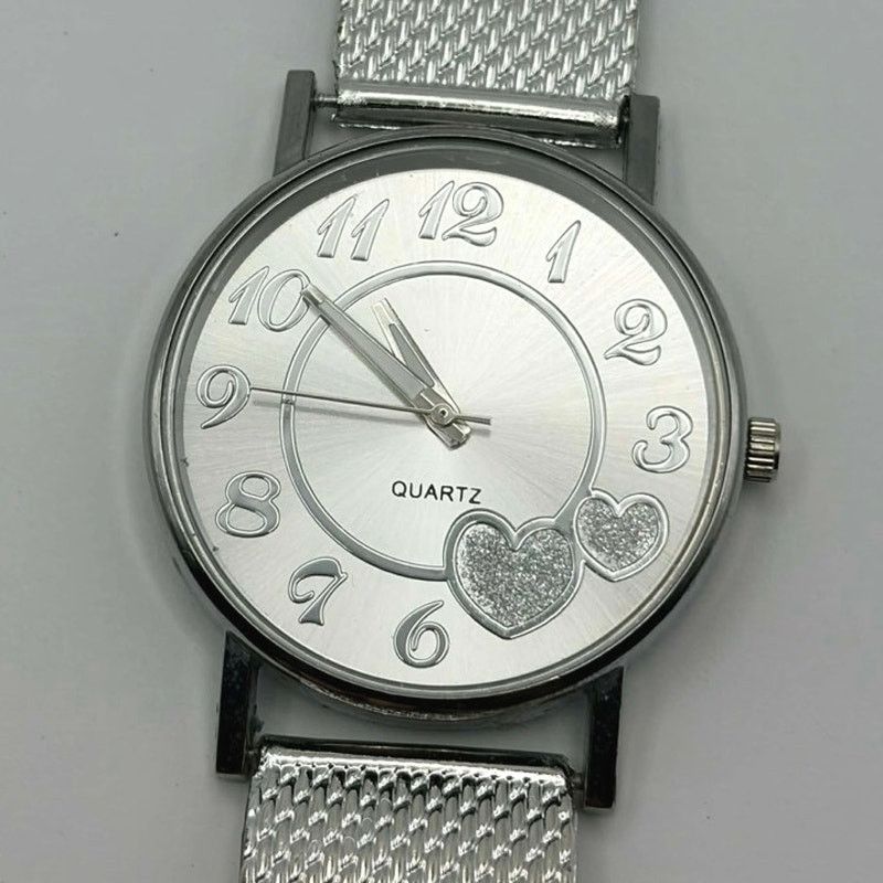 Other Silver Heart Men’s Watch Size ONE SIZE - 3 Thumbnail
