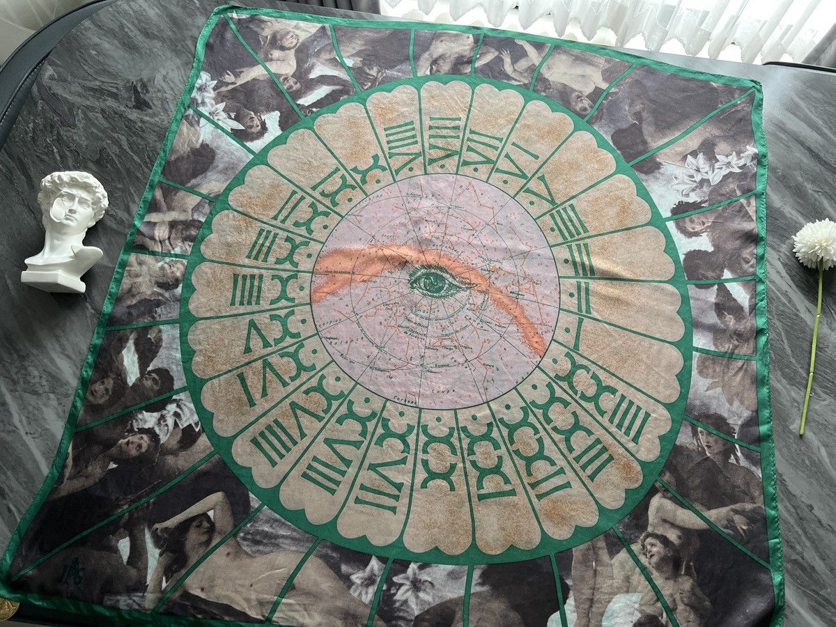 Jean Paul Gaultier Jean Paul Gaultier : JPG Numeric Circa Silk Scarf Size ONE SIZE - 1 Thumbnail