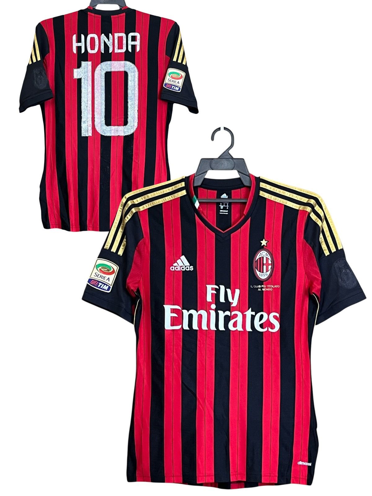 2014-15 AC Milan Home Shirt Honda #10 - 10/10 - (XXL), image size:1200x1600