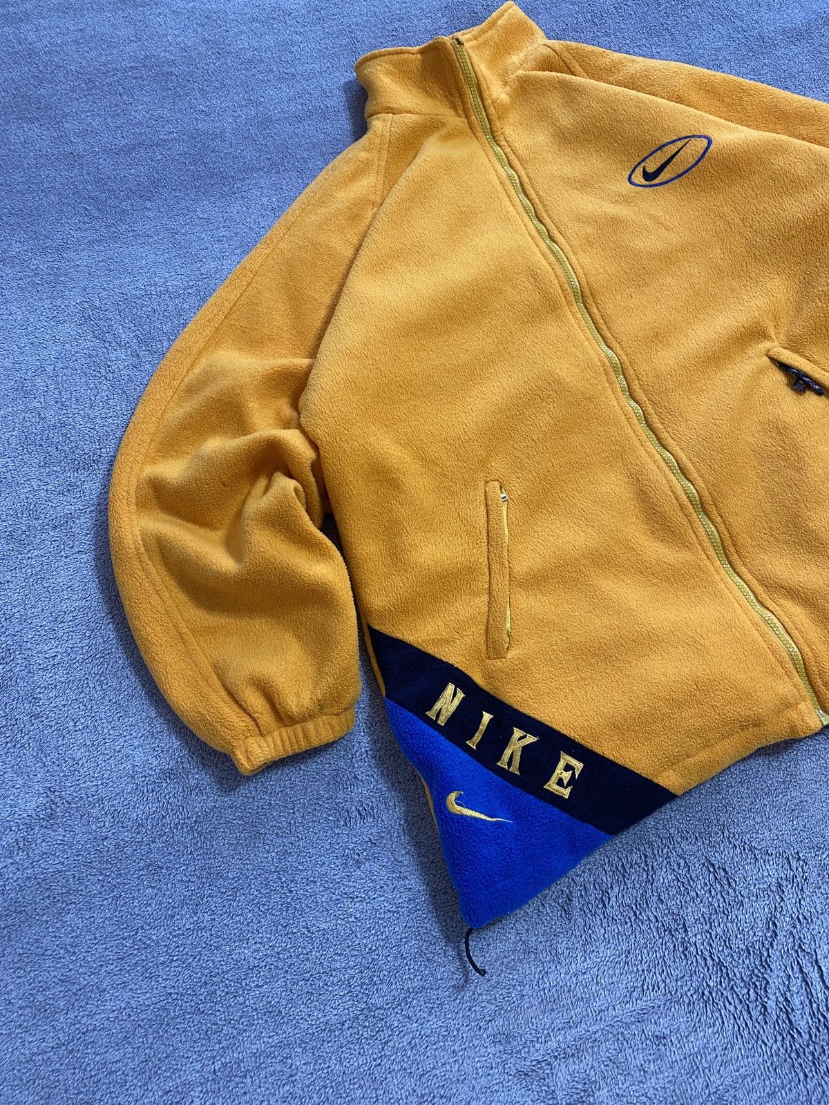 Nike Nike distressed vintage fleece big swoosh 90s Y2k Size US XL / EU 56 / 4 - 6 Thumbnail