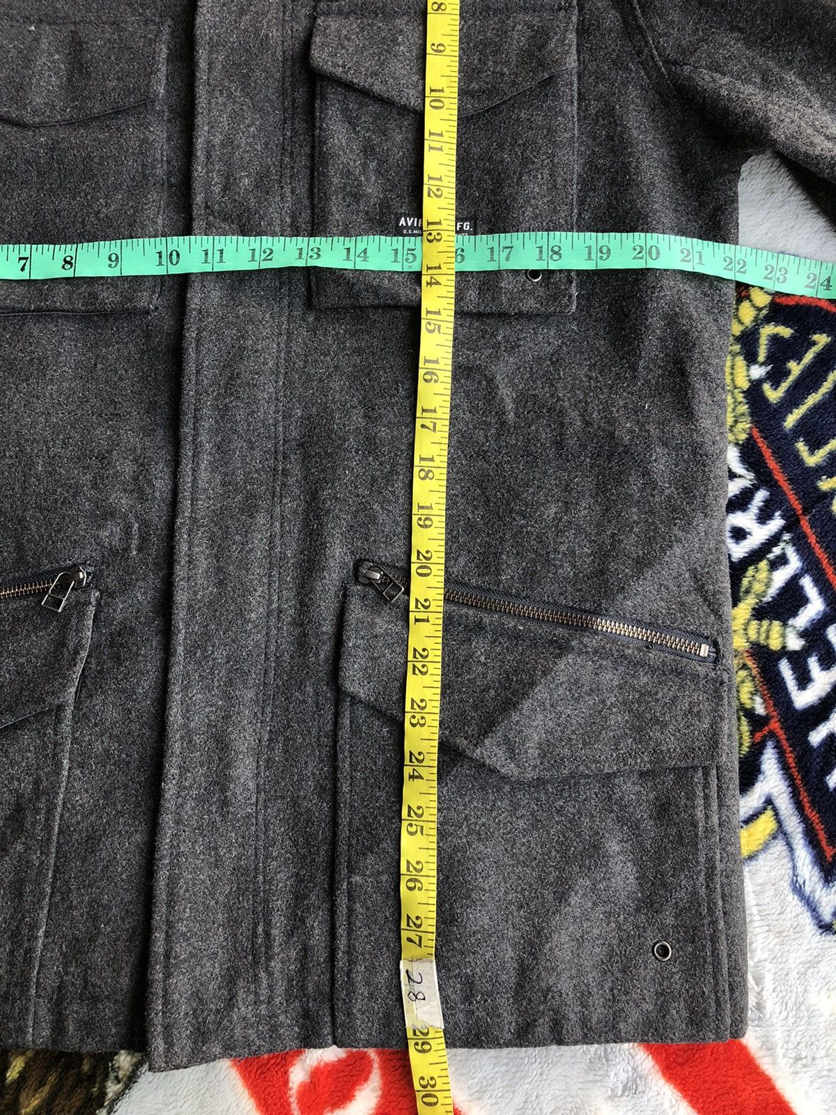 Avirex Vintage Avirex MFG Wool US Military Garments Jacket Size US XL / EU 56 / 4 - 14 Thumbnail