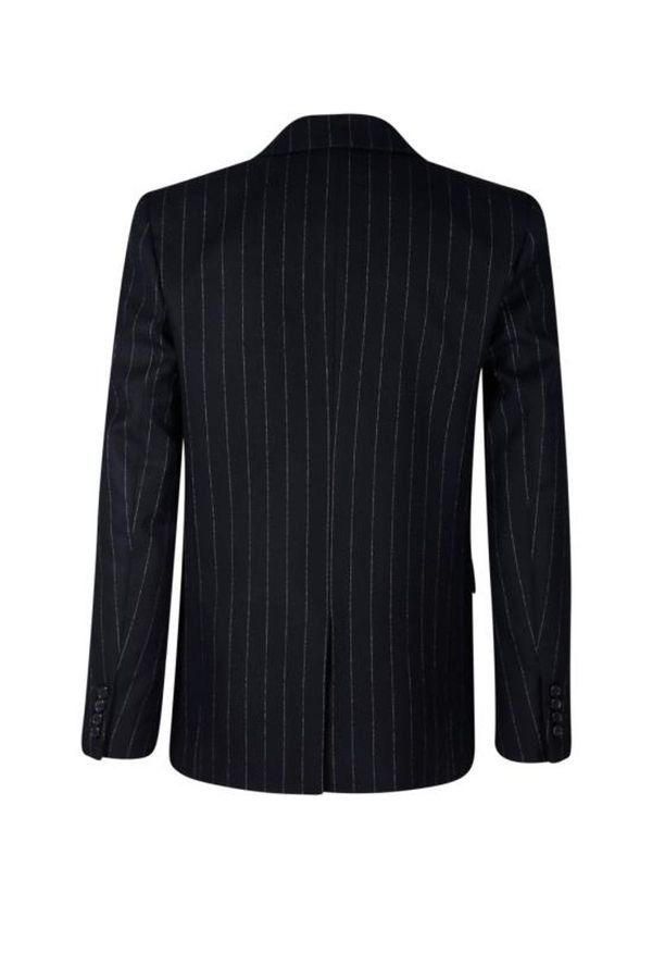 Saint Laurent Paris o1bcso1str0924 Veste Boutons Col Jacket in Black Size US XL / EU 56 / 4 - 3 Thumbnail