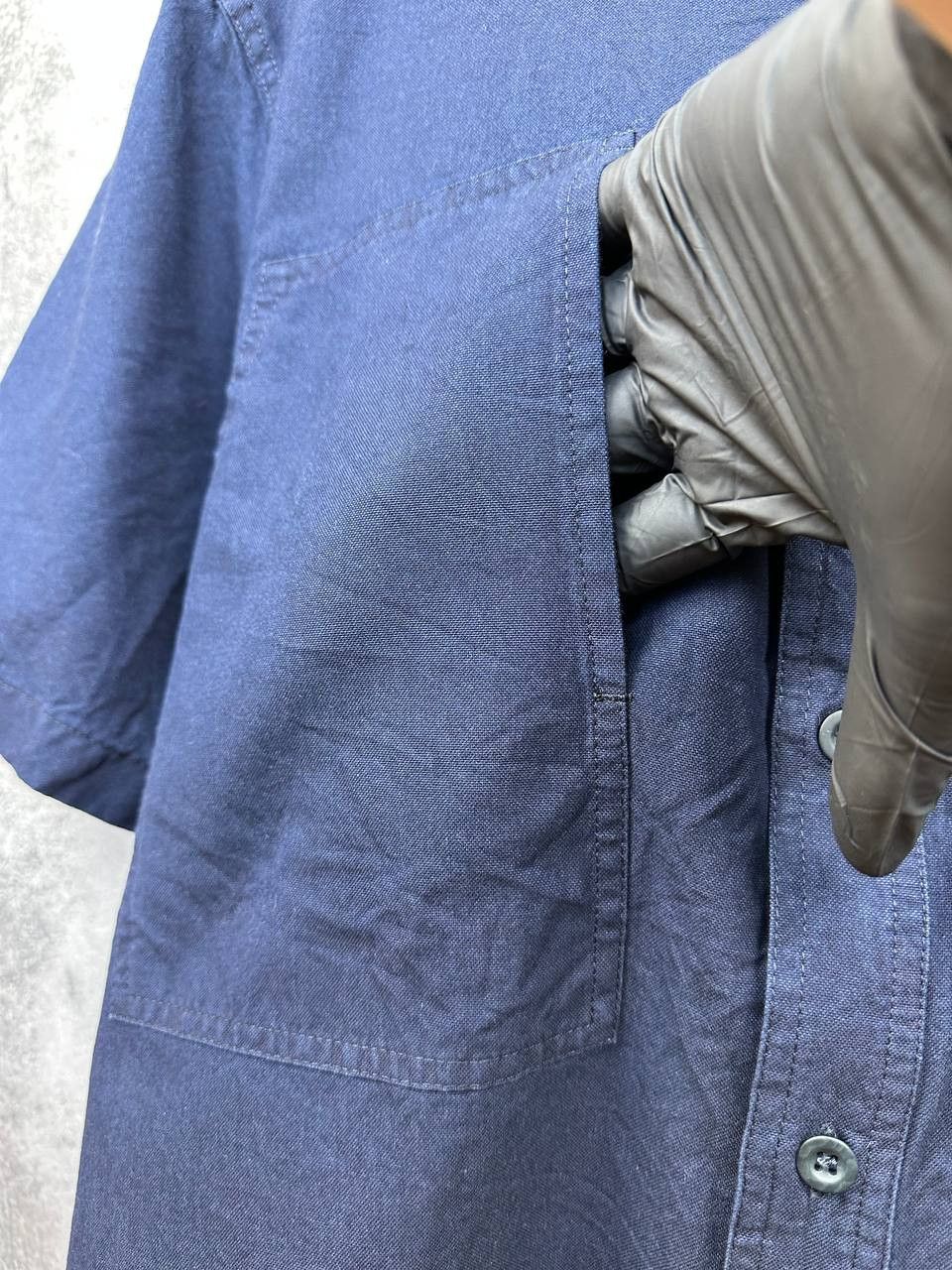 Private White V.C. Private White V.C. “Shirting” Navy Short-Sleeve Shirt Size US L / EU 52-54 / 3 - 8 Thumbnail
