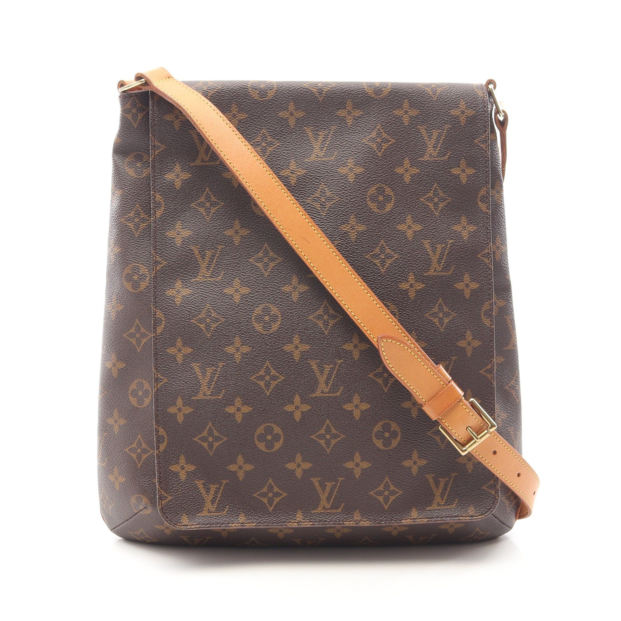 Louis Vuitton Louis Vuitton Musette Monogram Shoulder Bag Leather Brown Size ONE SIZE - 1 Thumbnail