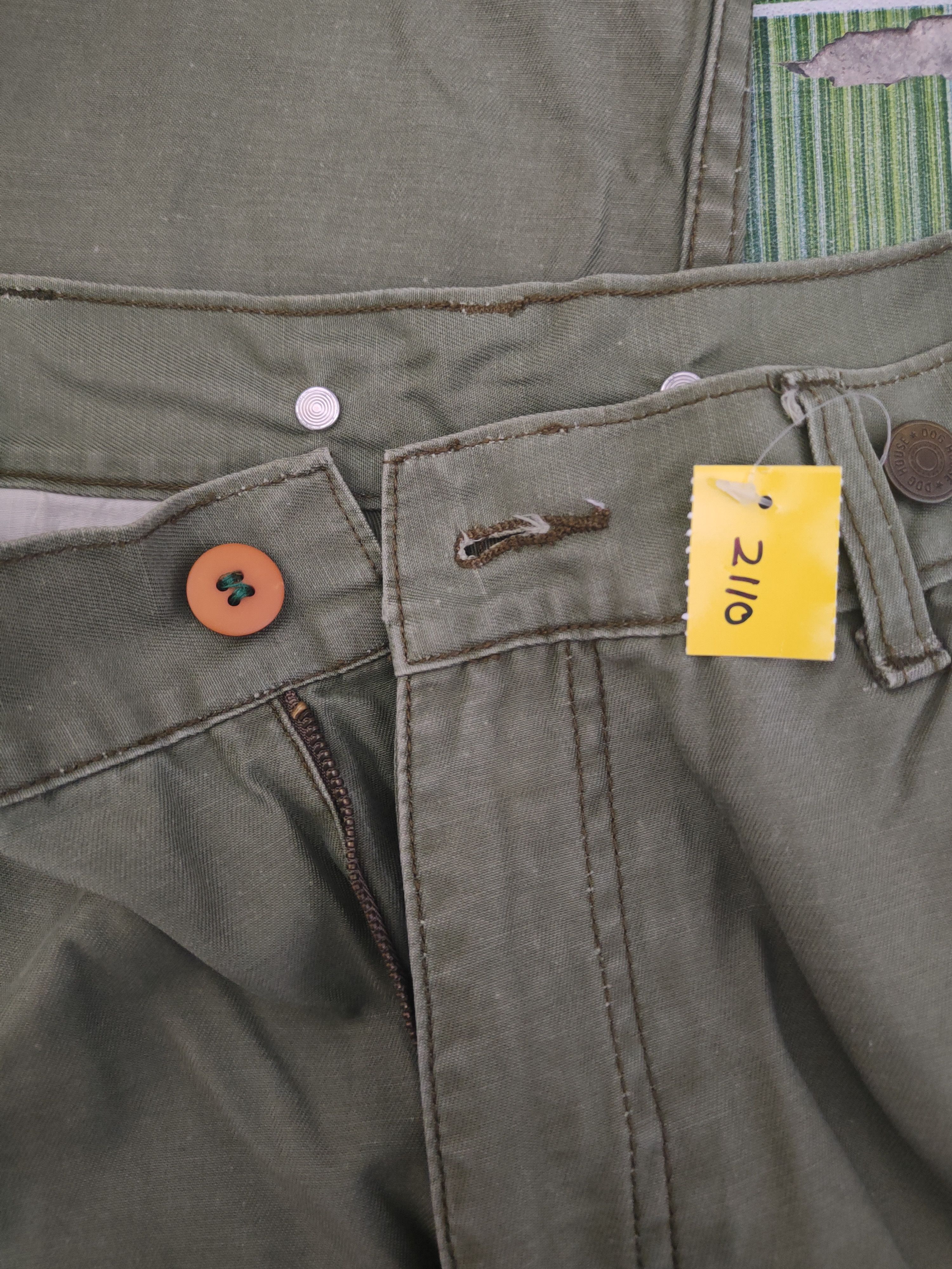 Japanese Brand DL Japanese Brand Green Multipocket Cargo Pants #2110 Size US 30 / EU 46 - 15 Thumbnail