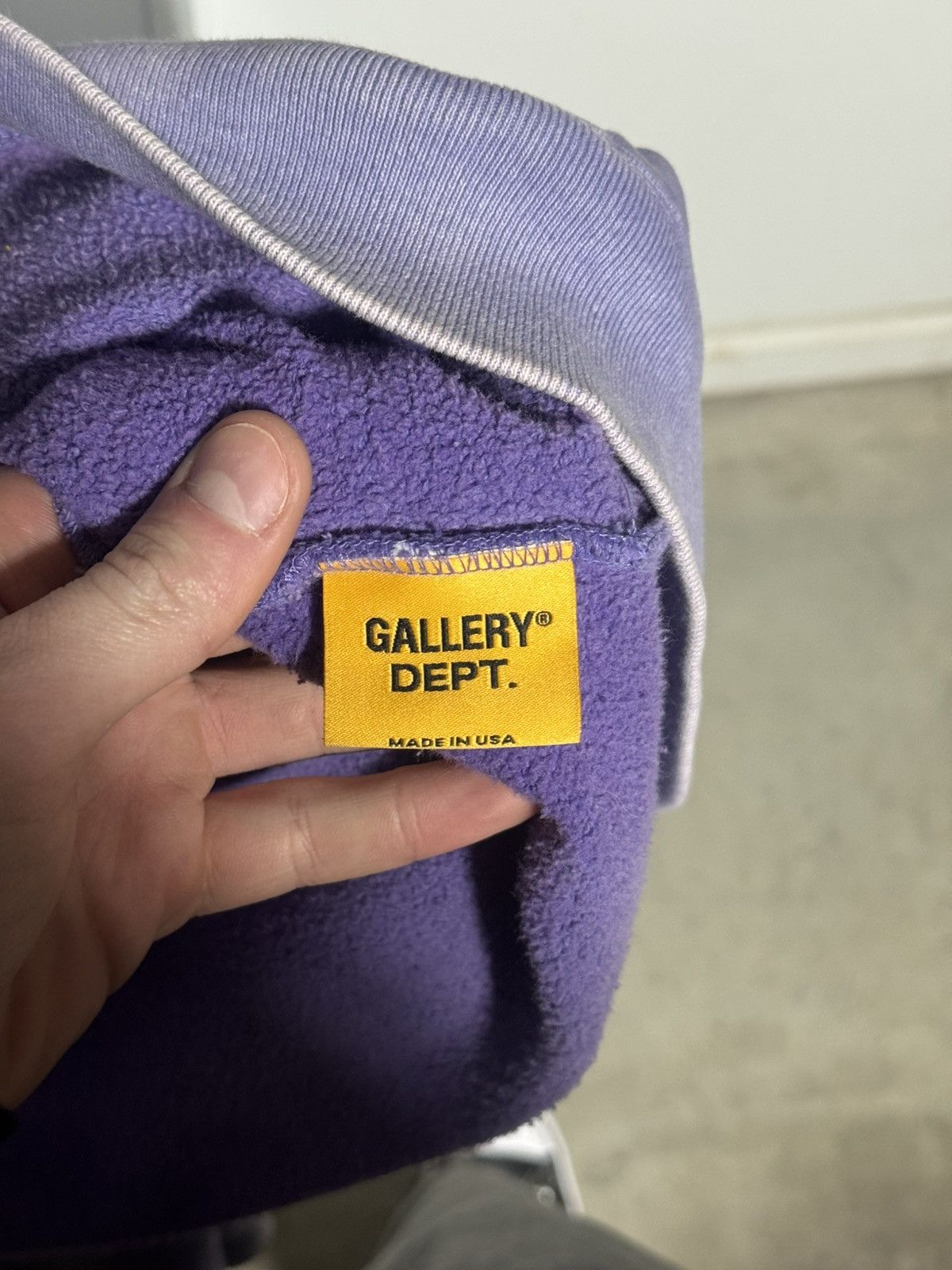 Gallery Dept. Gallery Dept French Zip Up Hoodie - Purple Size US XL / EU 56 / 4 - 6 Thumbnail