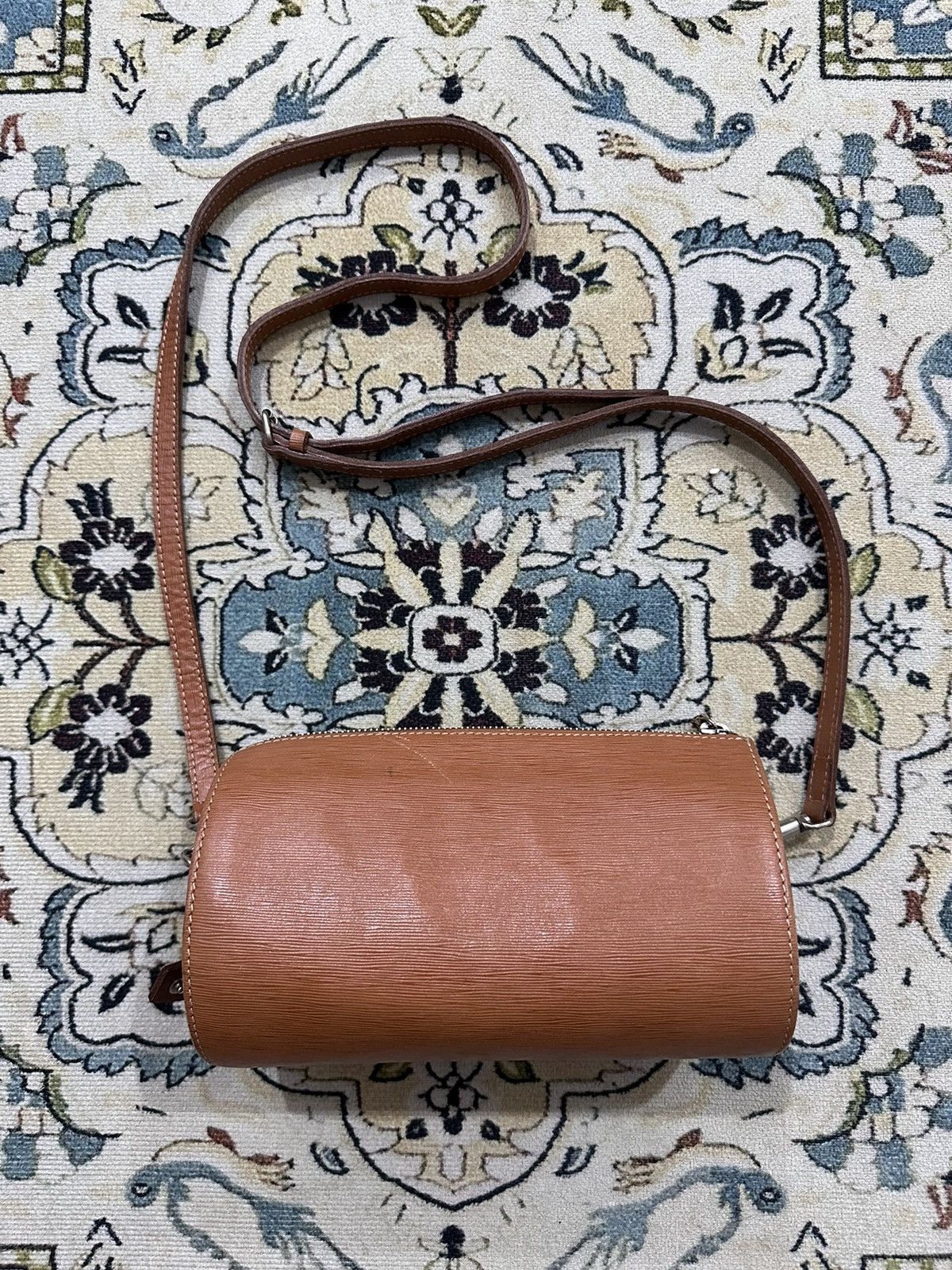 Japanese Brand × Other × Vintage ELLE PARIS CYLINDER LEATHER BAG Size ONE SIZE - 6 Thumbnail
