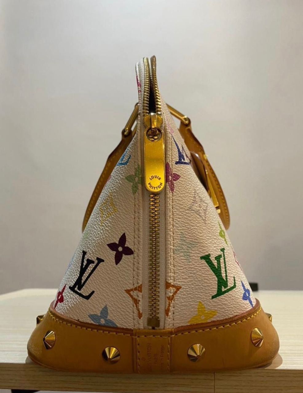 Louis Vuitton LOUIS VUITTON ALMA BAG MONOGRAM CANVAS WHITE/MULTICOLOU Size ONE SIZE - 6 Thumbnail