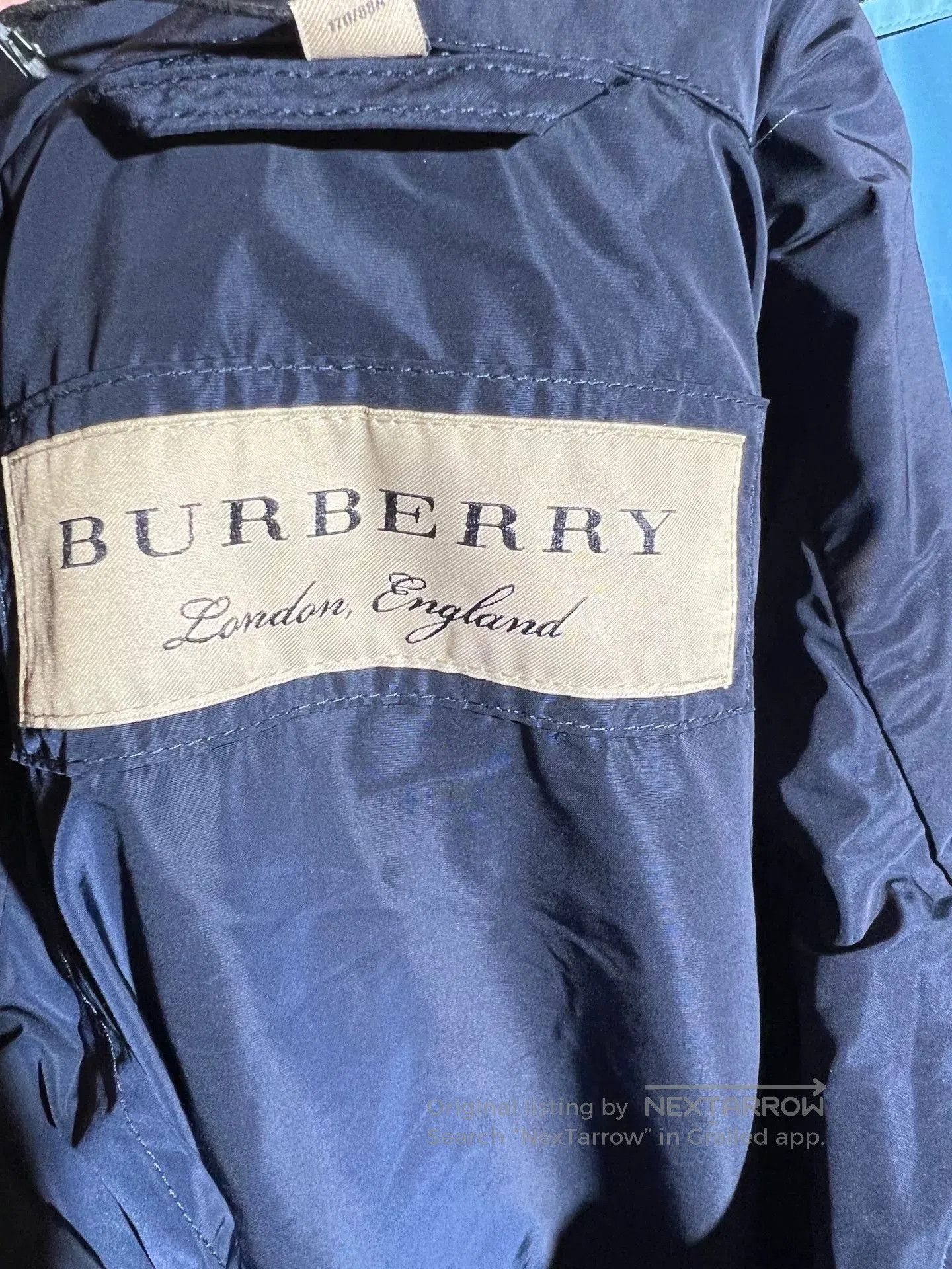 Burberry Burberry Men's Stylish Navy Coat. Size US S / EU 44-46 / 1 - 6 Thumbnail