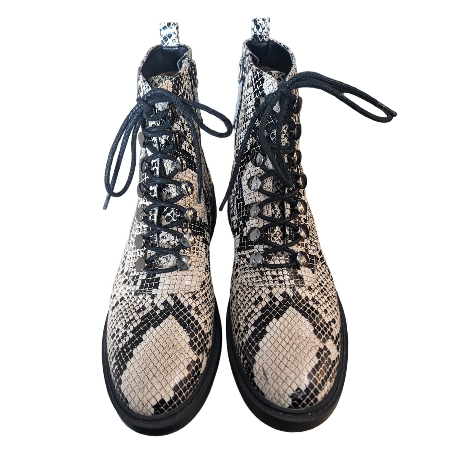 Other Linia Paolo Trinity Combat Lace-up Boot in Snake Size 8 Size US 8 / IT 38 - 3 Thumbnail