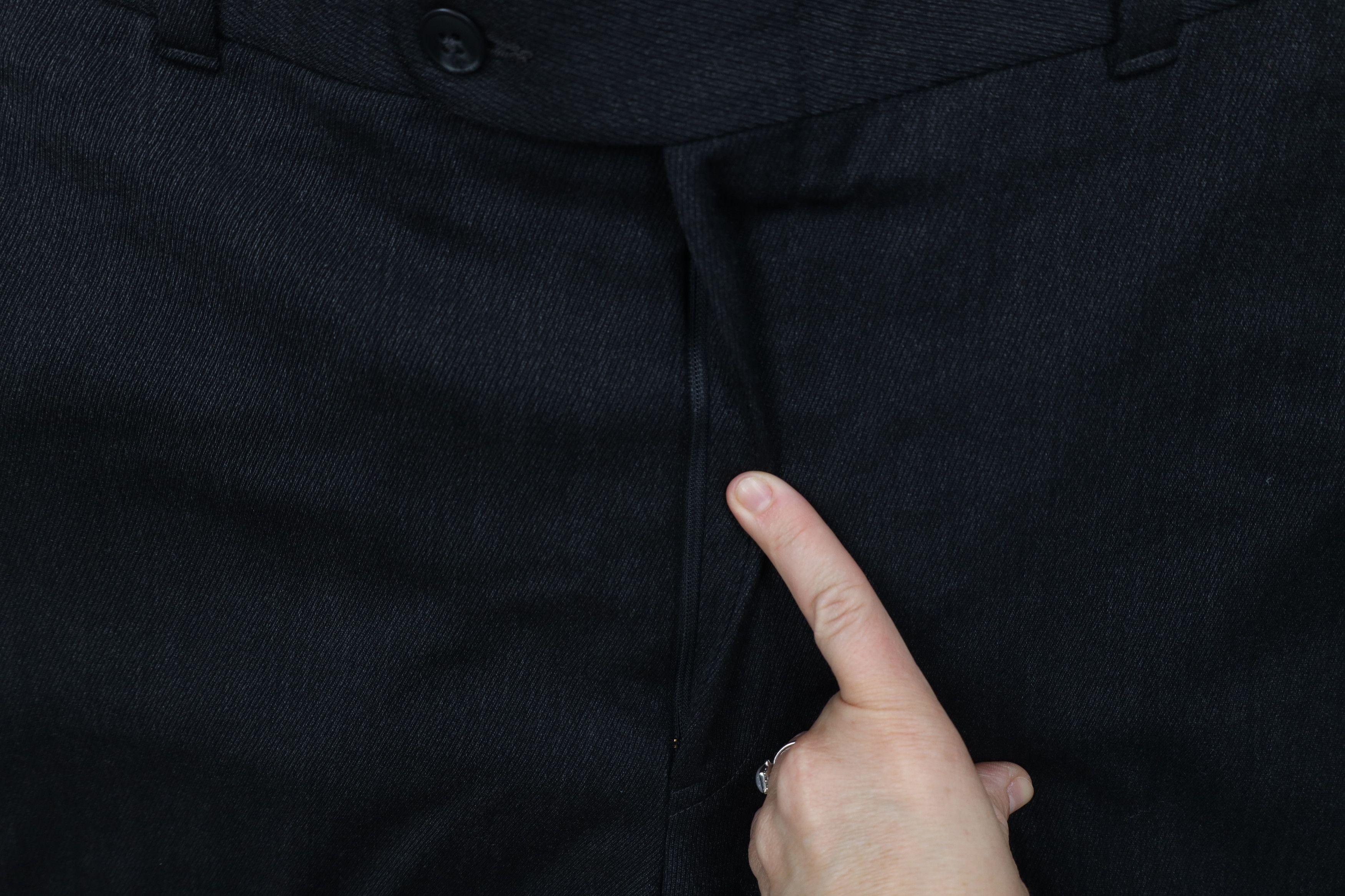 Vintage Vintage 90s Streetwear Whipcord Wide Leg Chino Pants Gray Size US 38 / EU 54 - 5 Thumbnail