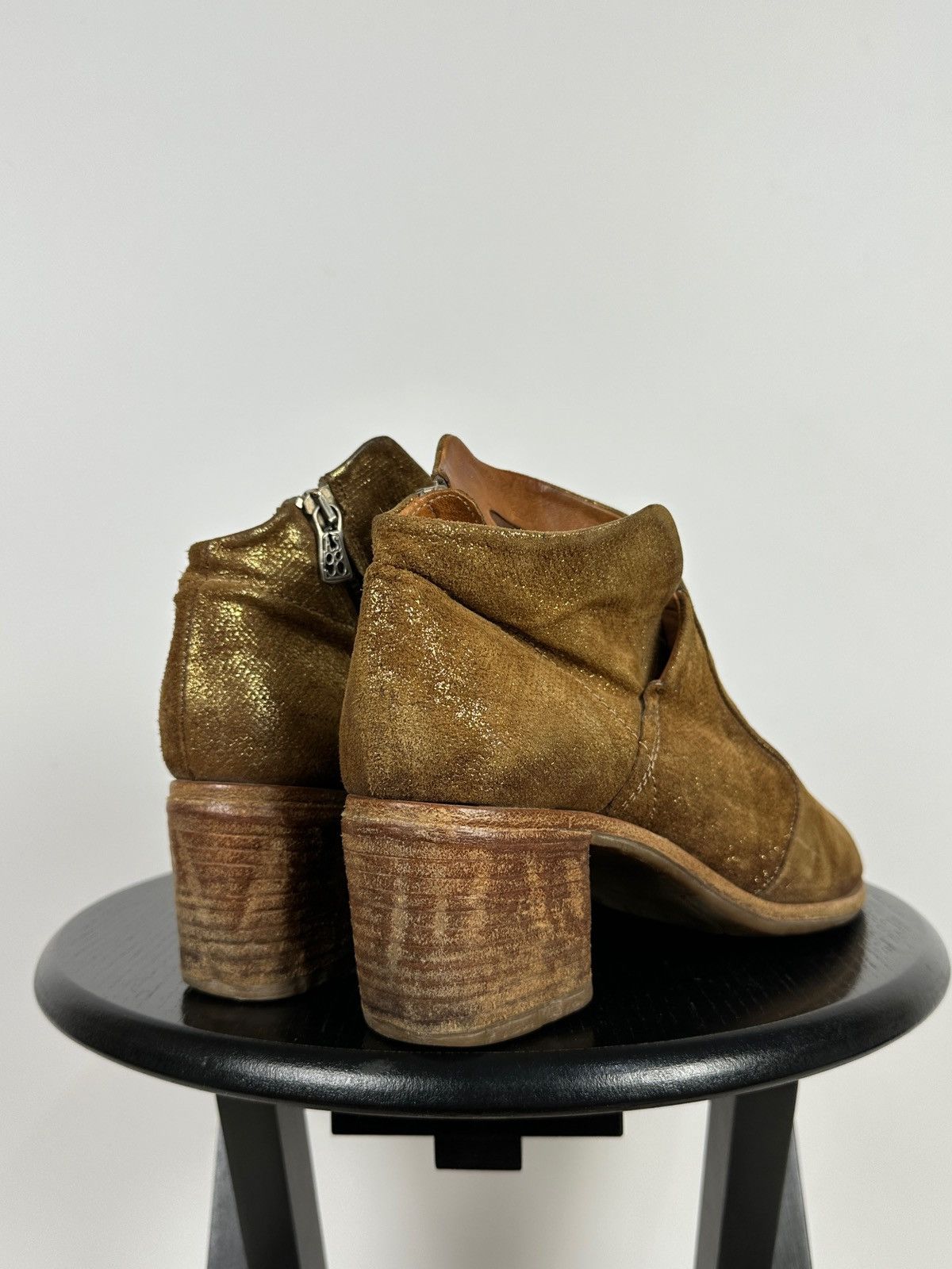 A.S.98 A.S.98. Airstep Leather Biker Ankle Boots Size US 11 / IT 41 - 4 Thumbnail