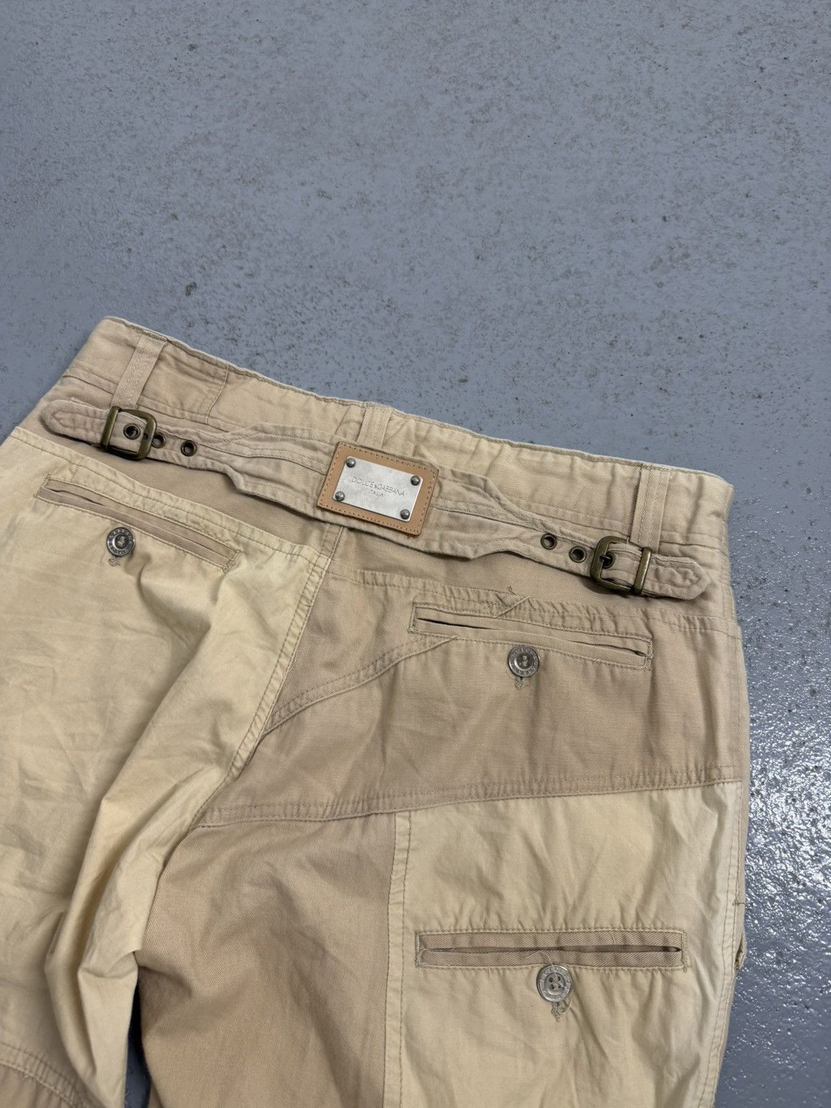 Dolce & Gabbana Dolce & Gabbana Reconstructed Cargo Multi-pocket Pants Size US 34 / EU 50 - 15 Thumbnail