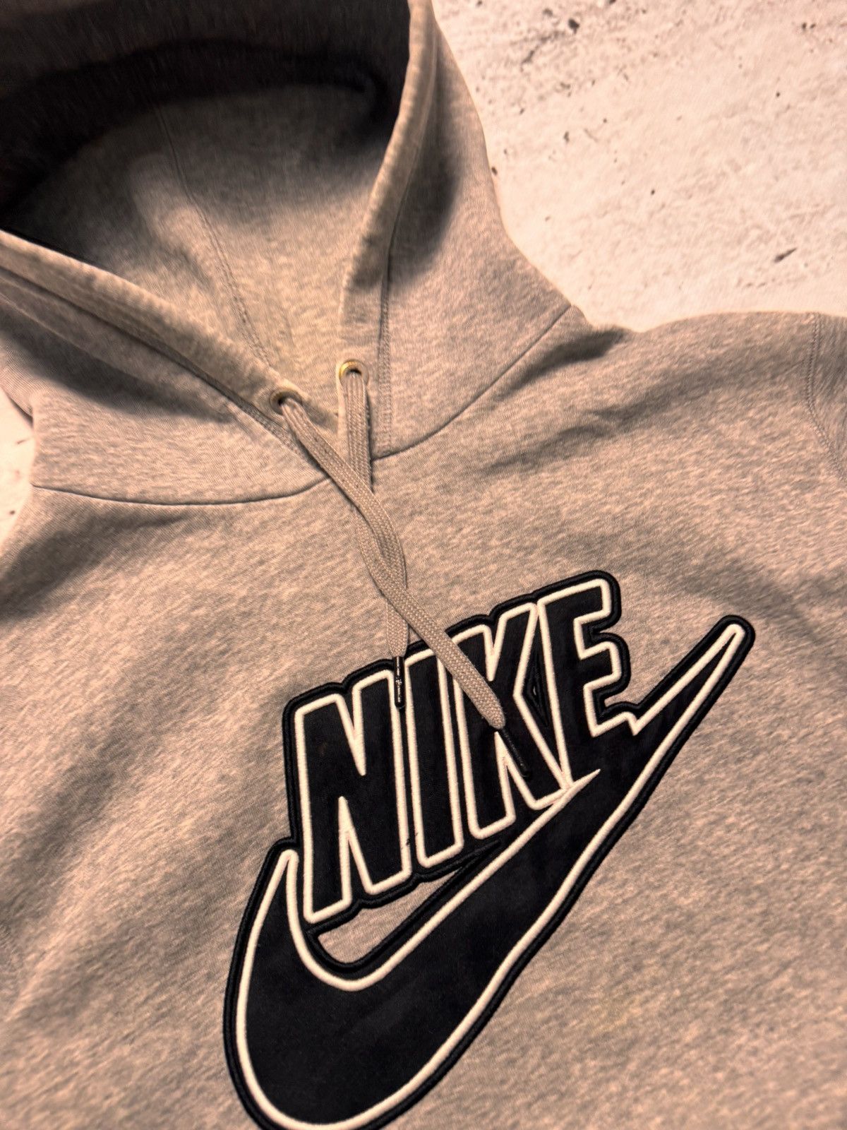 Nike × Vintage NIKE VINTAGE CENTER LOGO OVERSIZE BOXY HOODIE Size US L / EU 52-54 / 3 - 6 Thumbnail