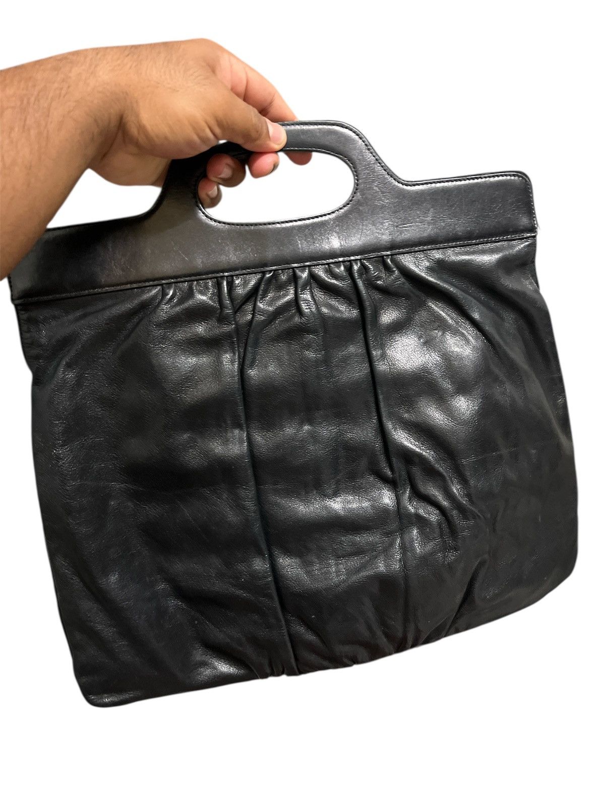 Dries Van Noten Dries Van Noten Hand Bag Leather Black Size ONE SIZE - 4 Thumbnail