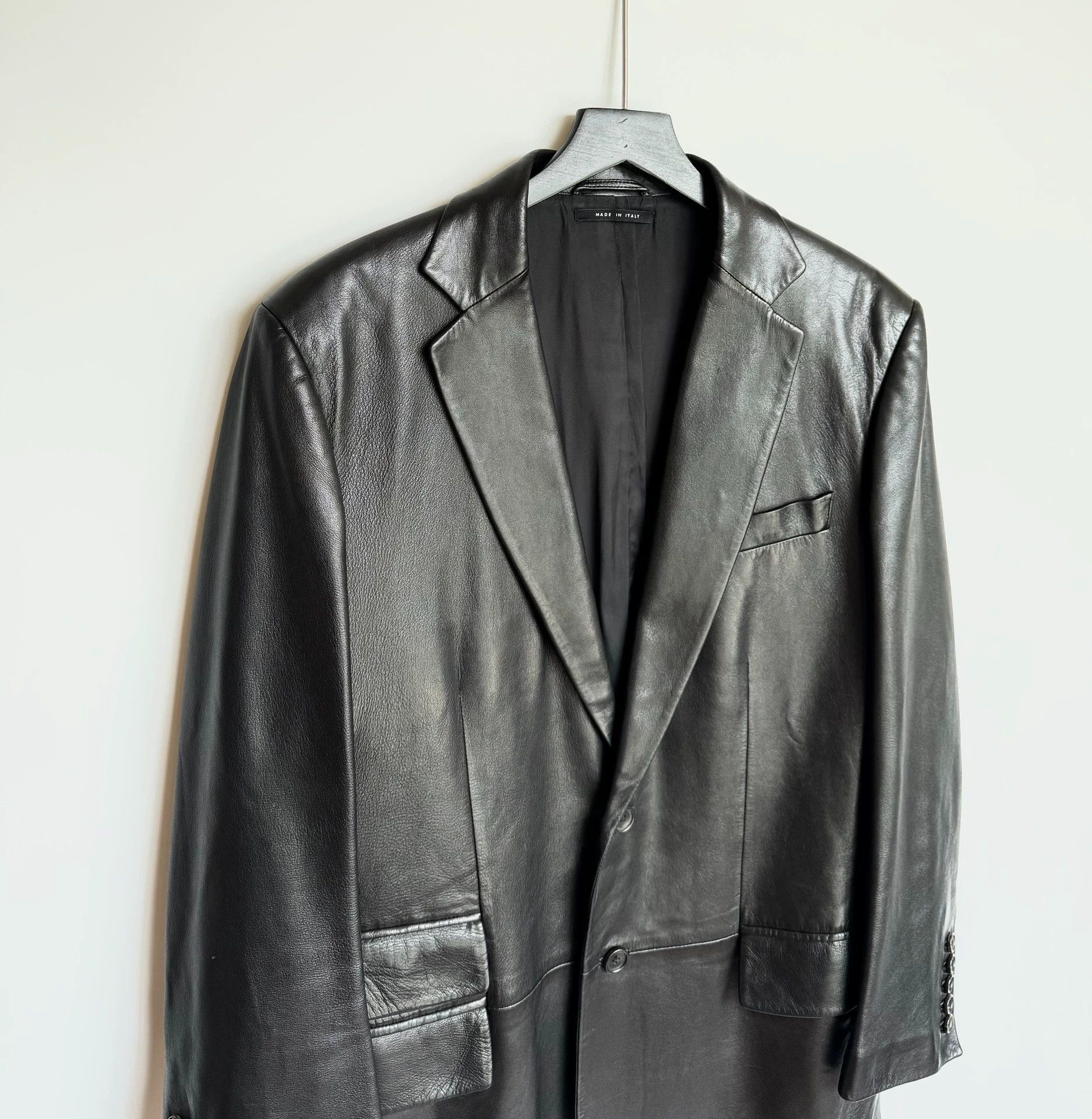 Gucci Gucci Tom Ford Era Leather Blazer 46 95% New Size 46R - 4 Thumbnail