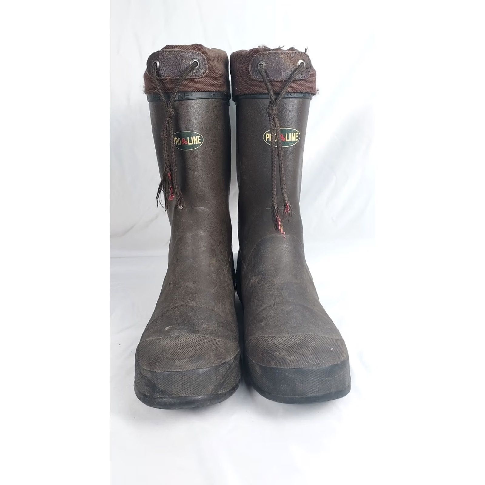 Vintage Pro Line Rubber Hunting Boots Mens 11 Waterproof Brown Insulated Outdoor Winter Workwear Casual Activewear Boots Menssafety Size US 11 / EU 44 - 3 Thumbnail