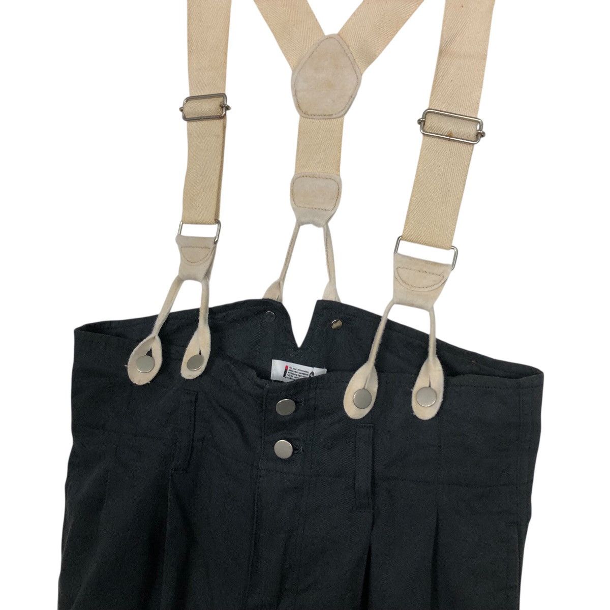 Issey Miyake Archival Issey Miyake High Waist Wide Leg Suspender Trousers Size US 30 / EU 46 - 14 Thumbnail