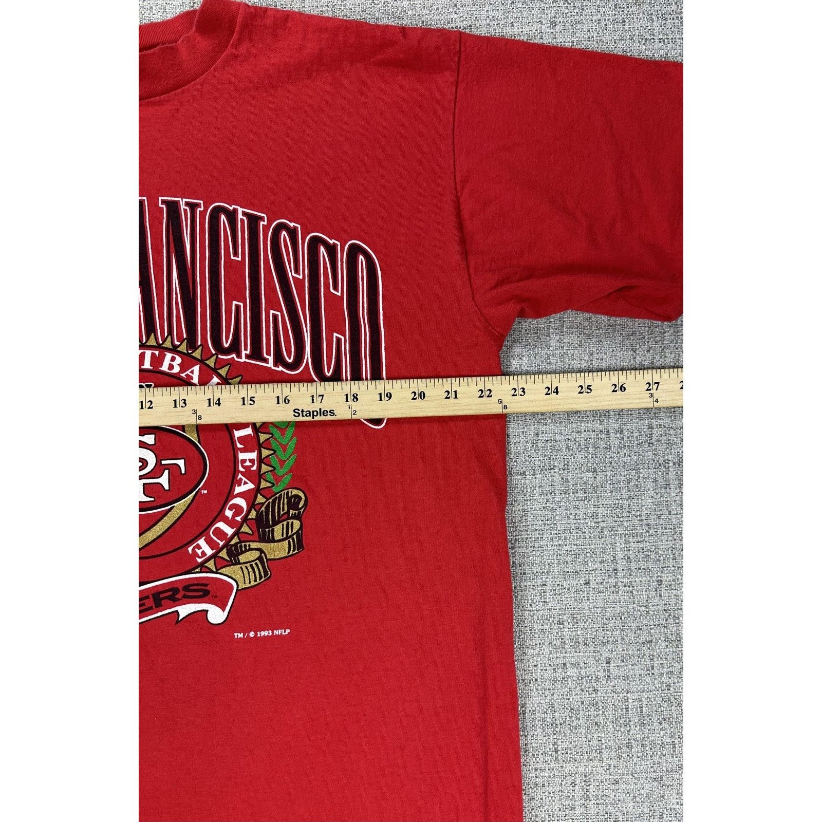 Nutmeg Vintage San Francisco 49ers Shirt XL Red Nutmeg Mills USA Size US XL / EU 56 / 4 - 5 Thumbnail