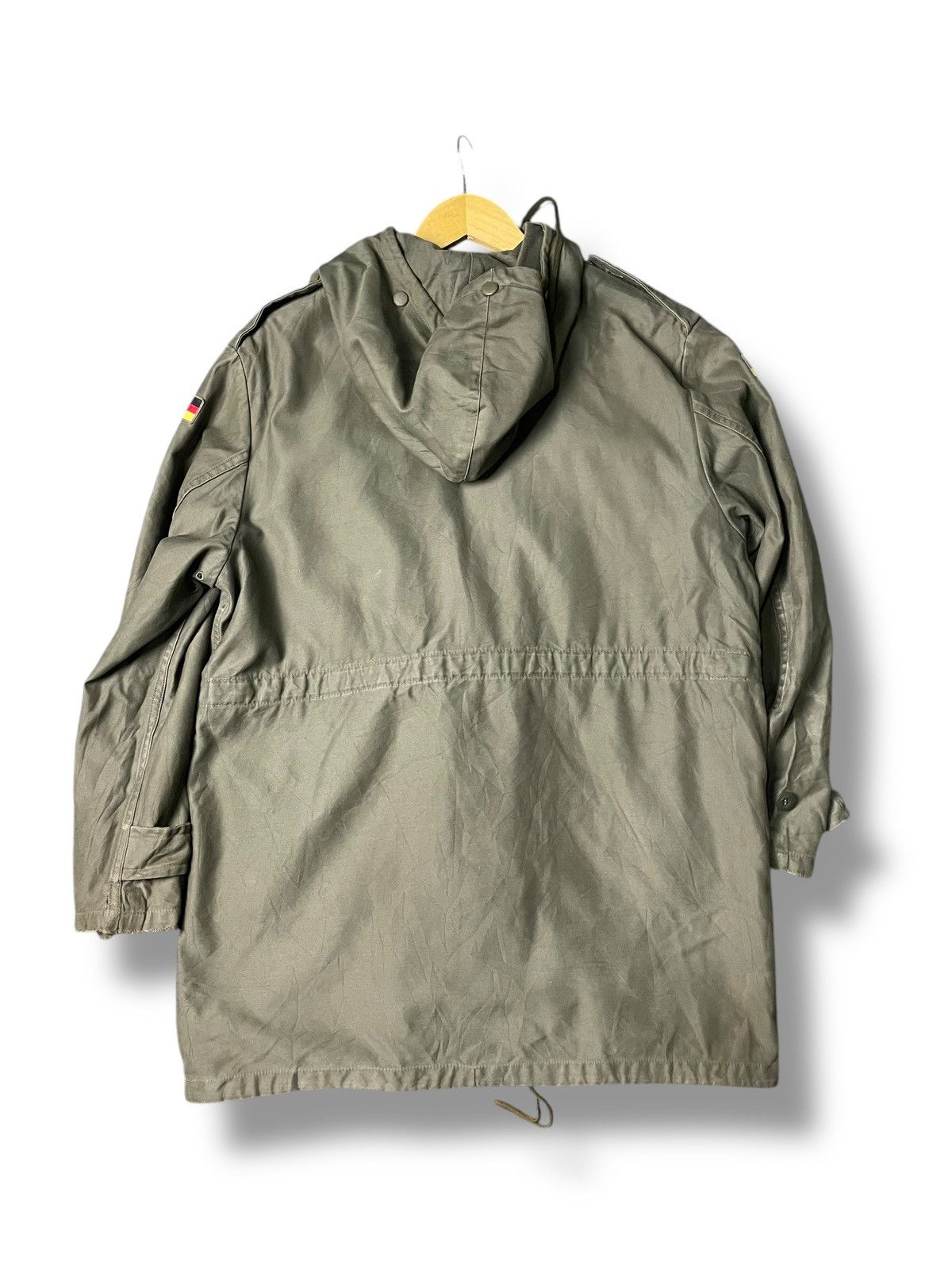 Japanese Brand × Vintage Vintage Germany Army Hooded Jacket (102) Size US S / EU 44-46 / 1 - 10 Thumbnail